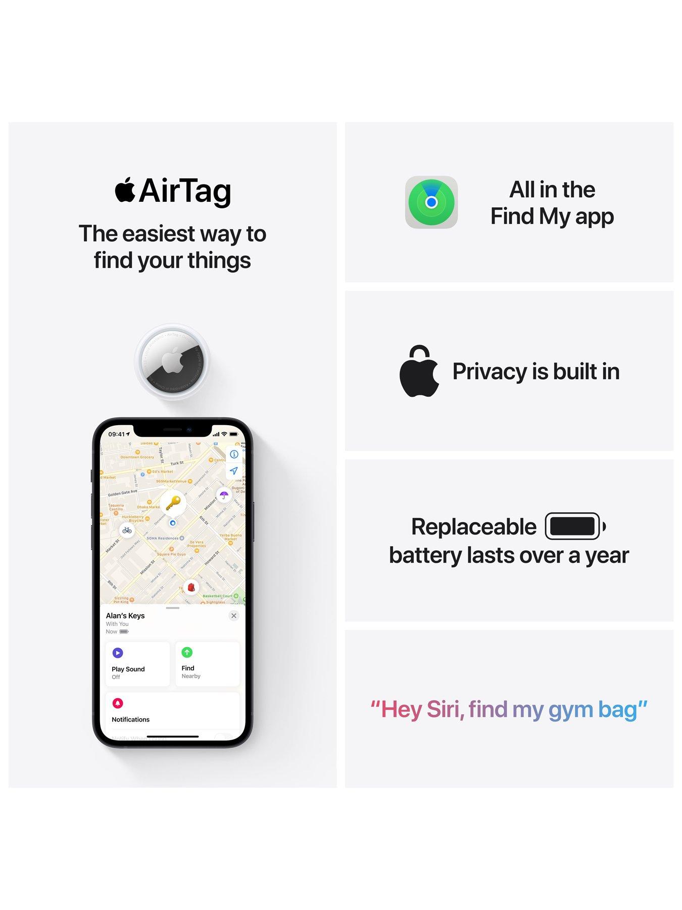 Image 7 of 8 of Apple AirTag -&nbsp;4 Pack