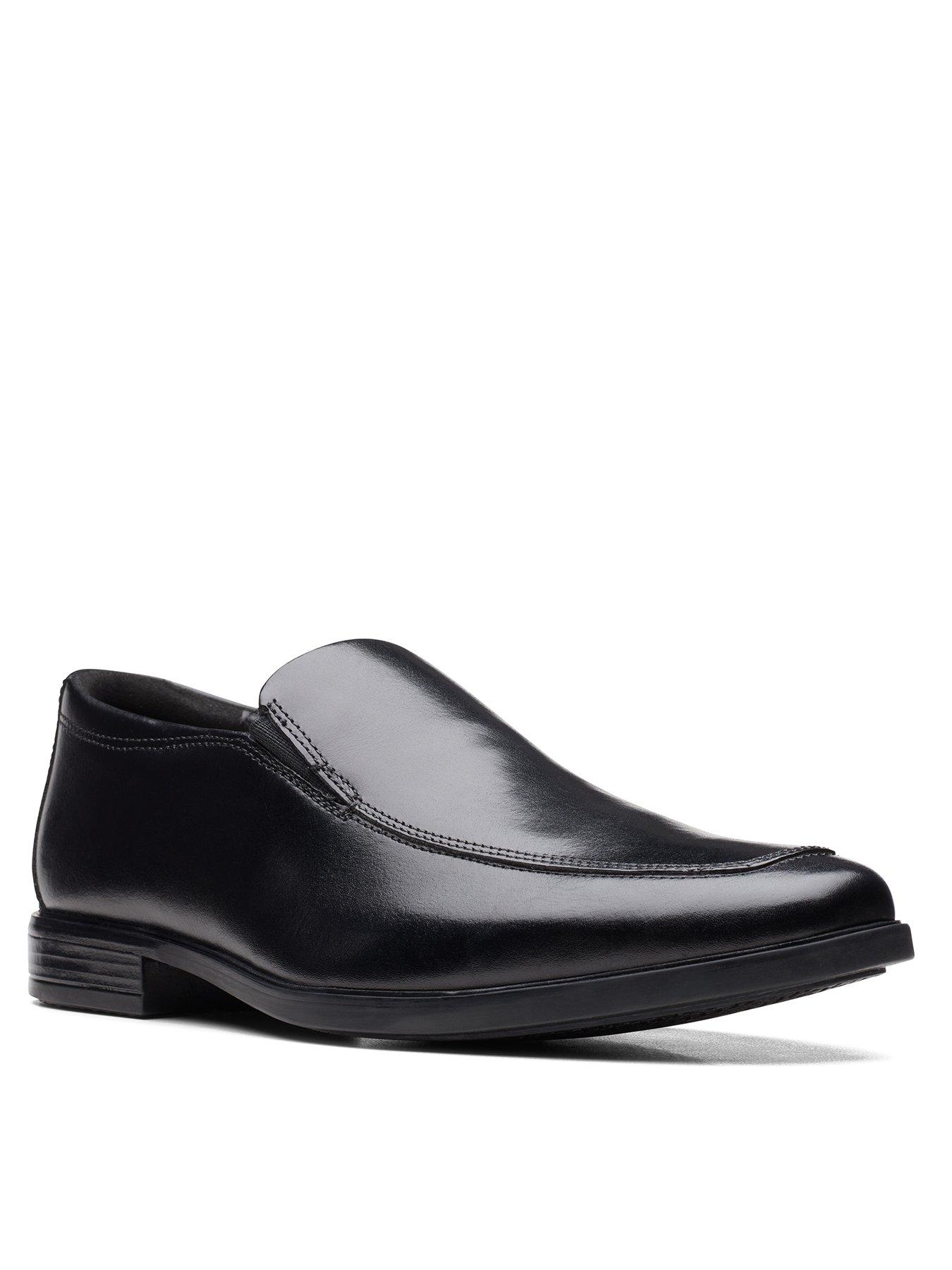 Image 1 of 6 of Clarks Howard Edge Formal Slip On Shoes - Black