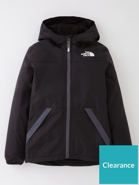 the-north-face-youth-girls-warm-storm-rain-jacket-black