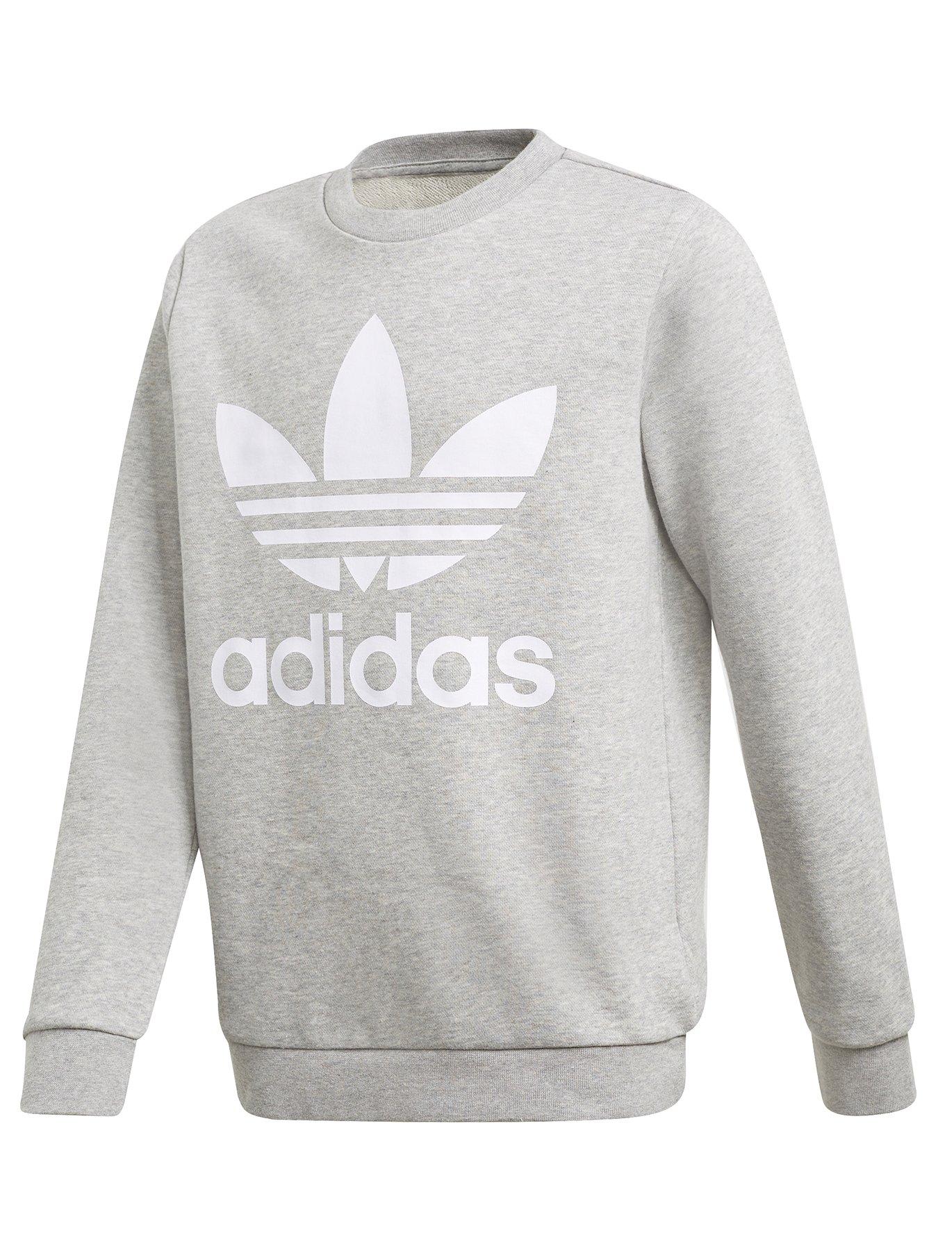 adidas originals speed fleece crew sweatshirt junior