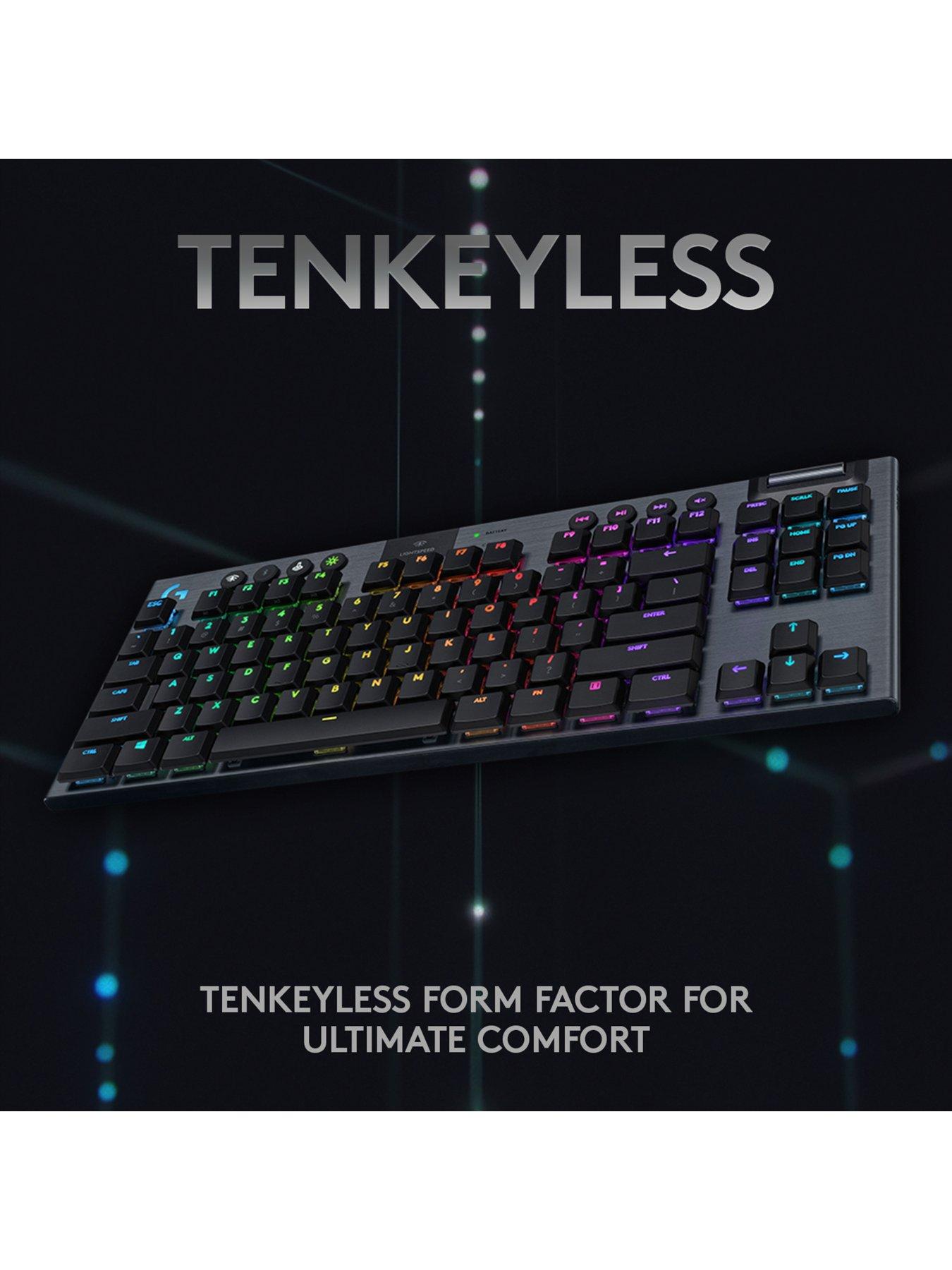 Image 4 of 7 of LogitechG G915 LIGHTSPEED TKL Tenkeyless Wireless Mechanical Gaming Keyboard - Black