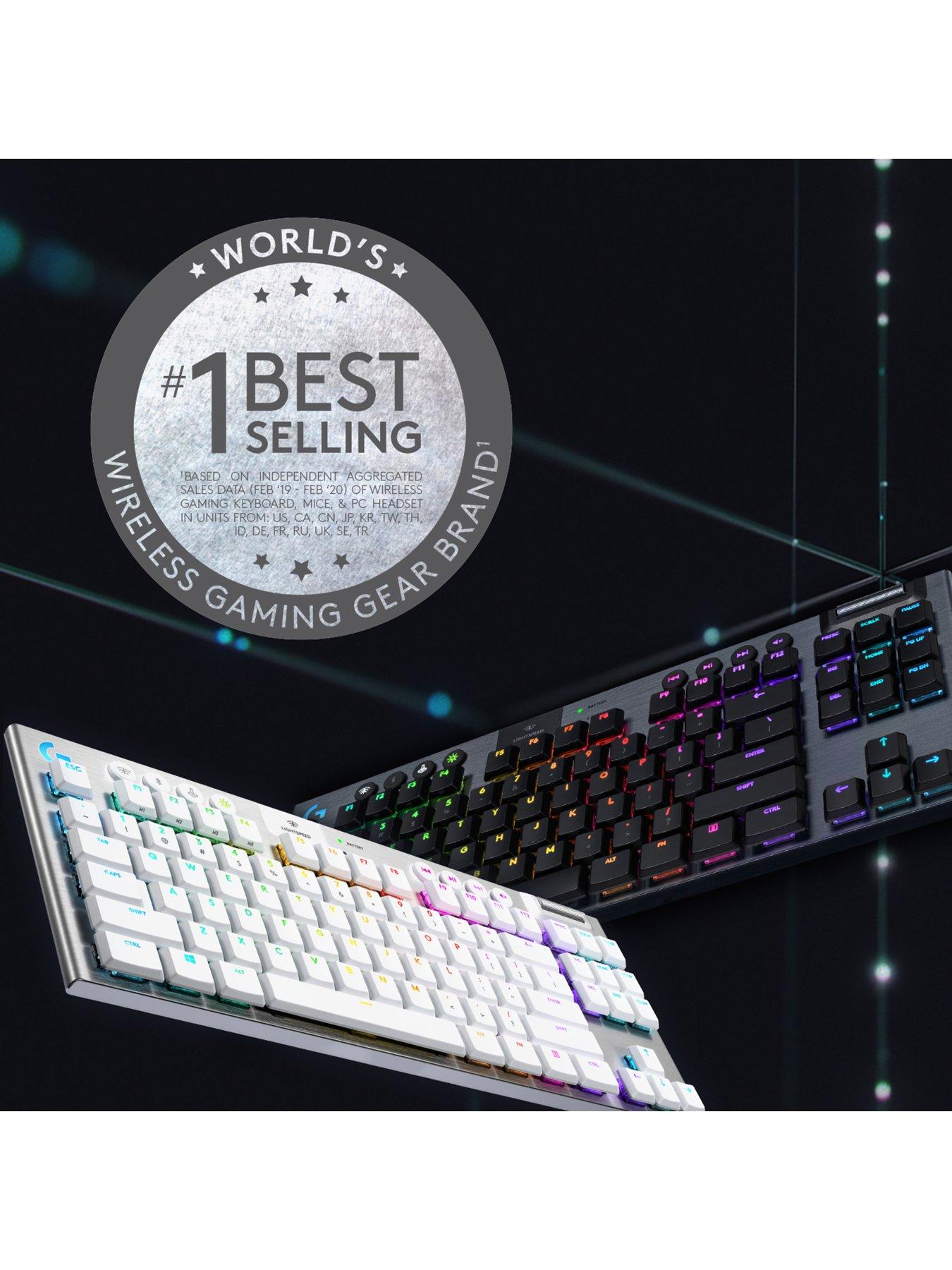 Image 7 of 7 of LogitechG G915 LIGHTSPEED TKL Tenkeyless Wireless Mechanical Gaming Keyboard - Black