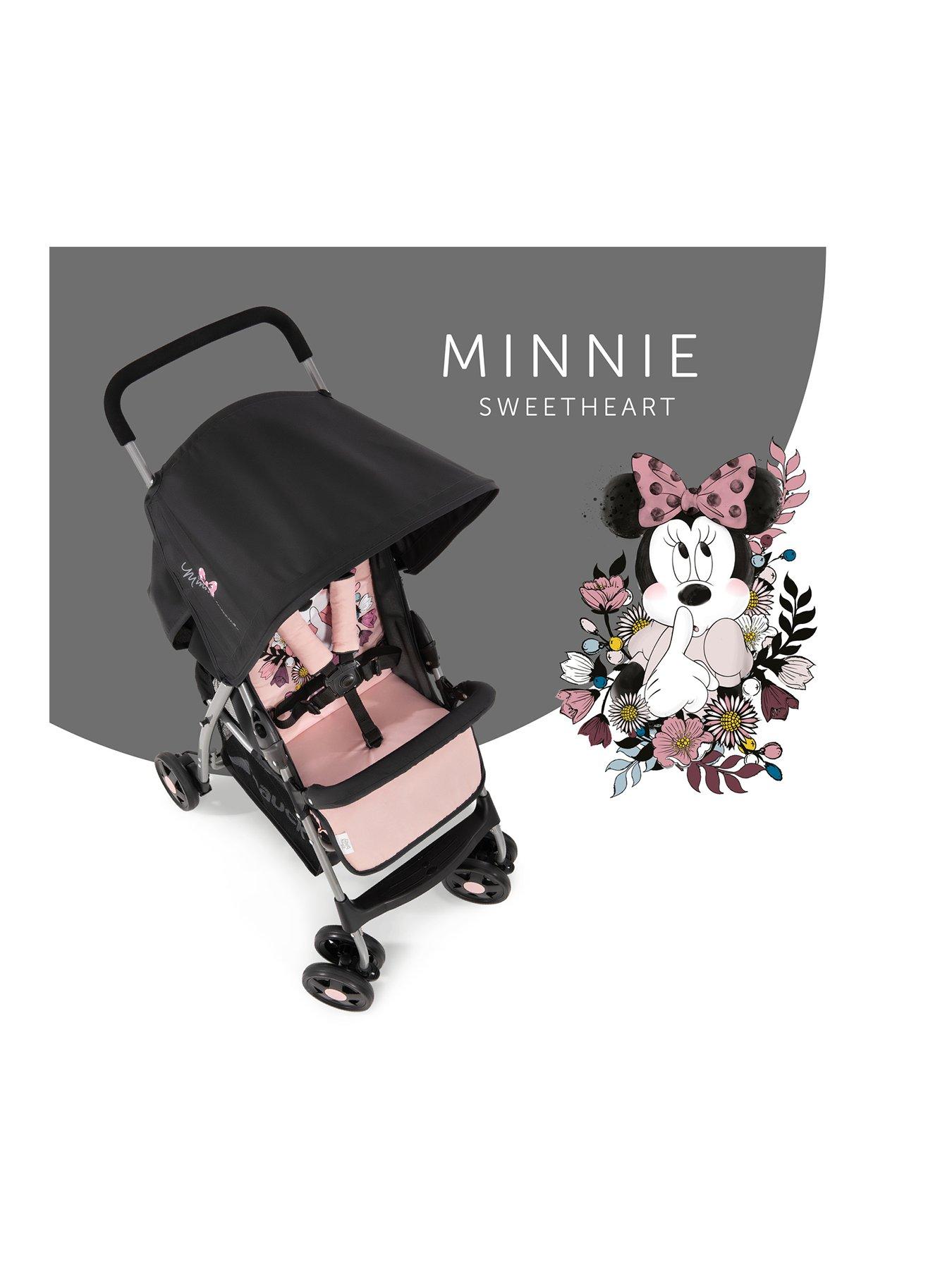 Minnie mouse car seat and clearance stroller