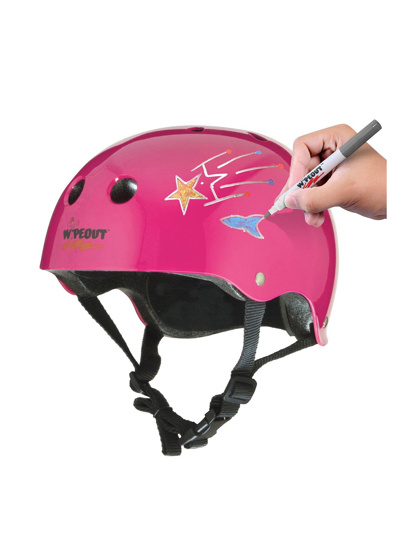 undefined Wipeout Helmet - Neon Pink, Age 8+