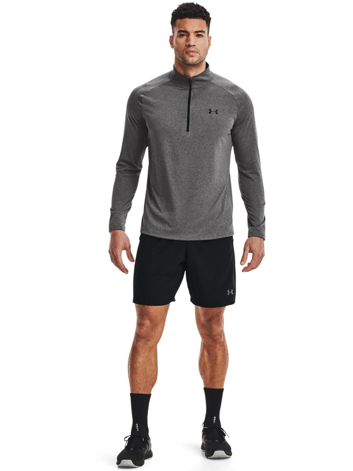 under-armour-training-tech-20-halfnbspzip-greyblackback