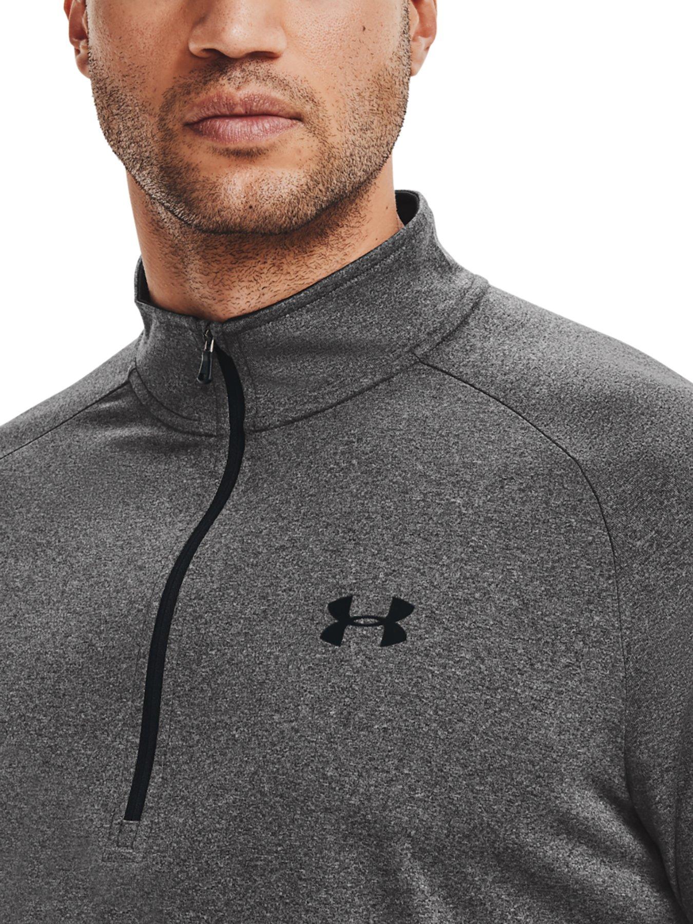 under-armour-training-tech-20-halfnbspzip-greyblackoutfit