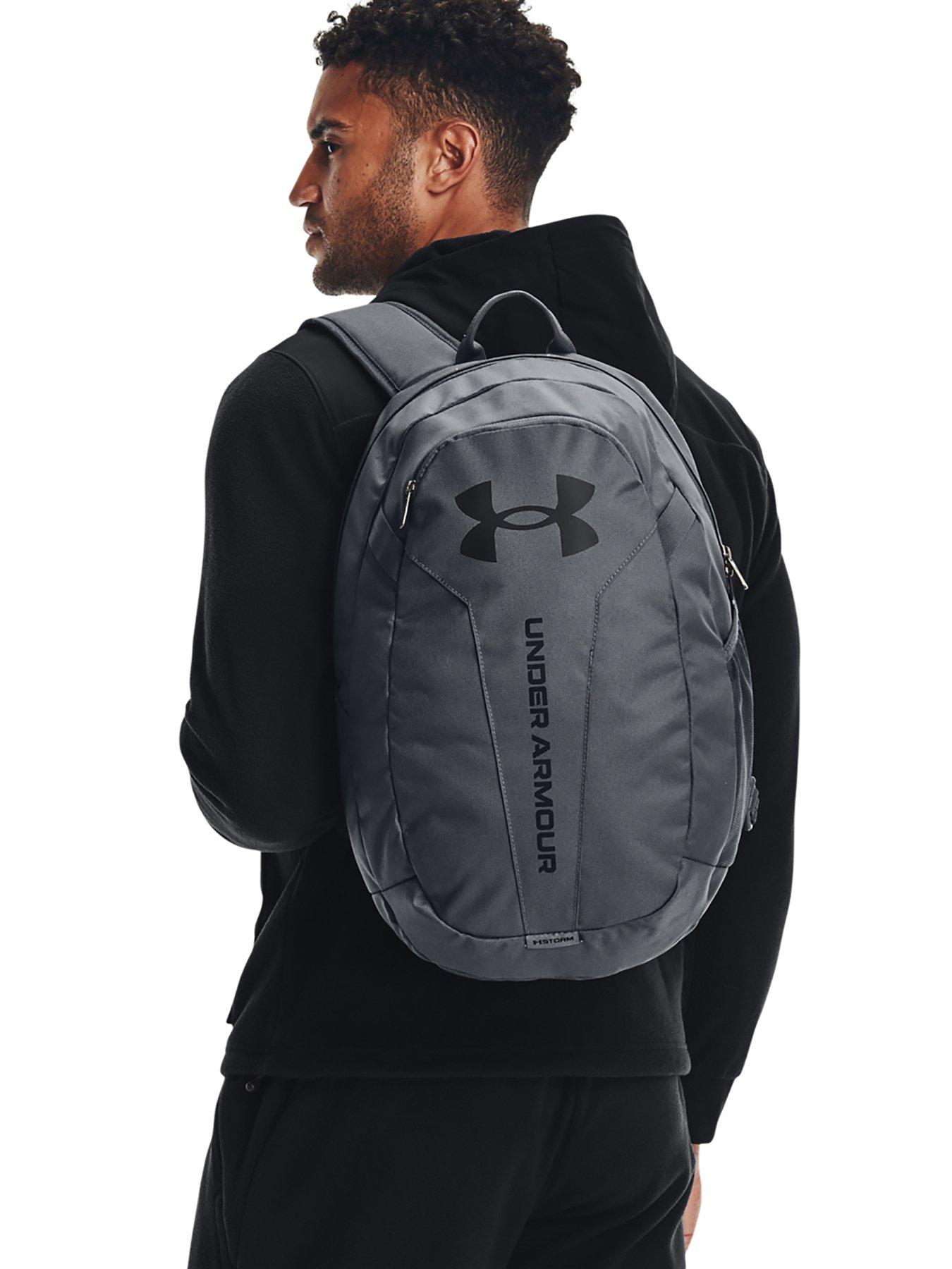 under-armour-training-hustle-lite-backpack-greystillFront