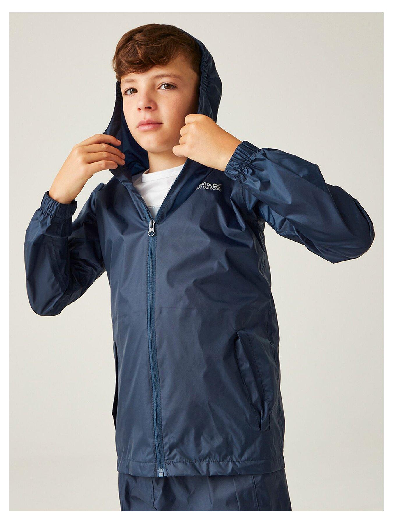 undefined Kids Pack-it III Waterproof Jacket - Navy