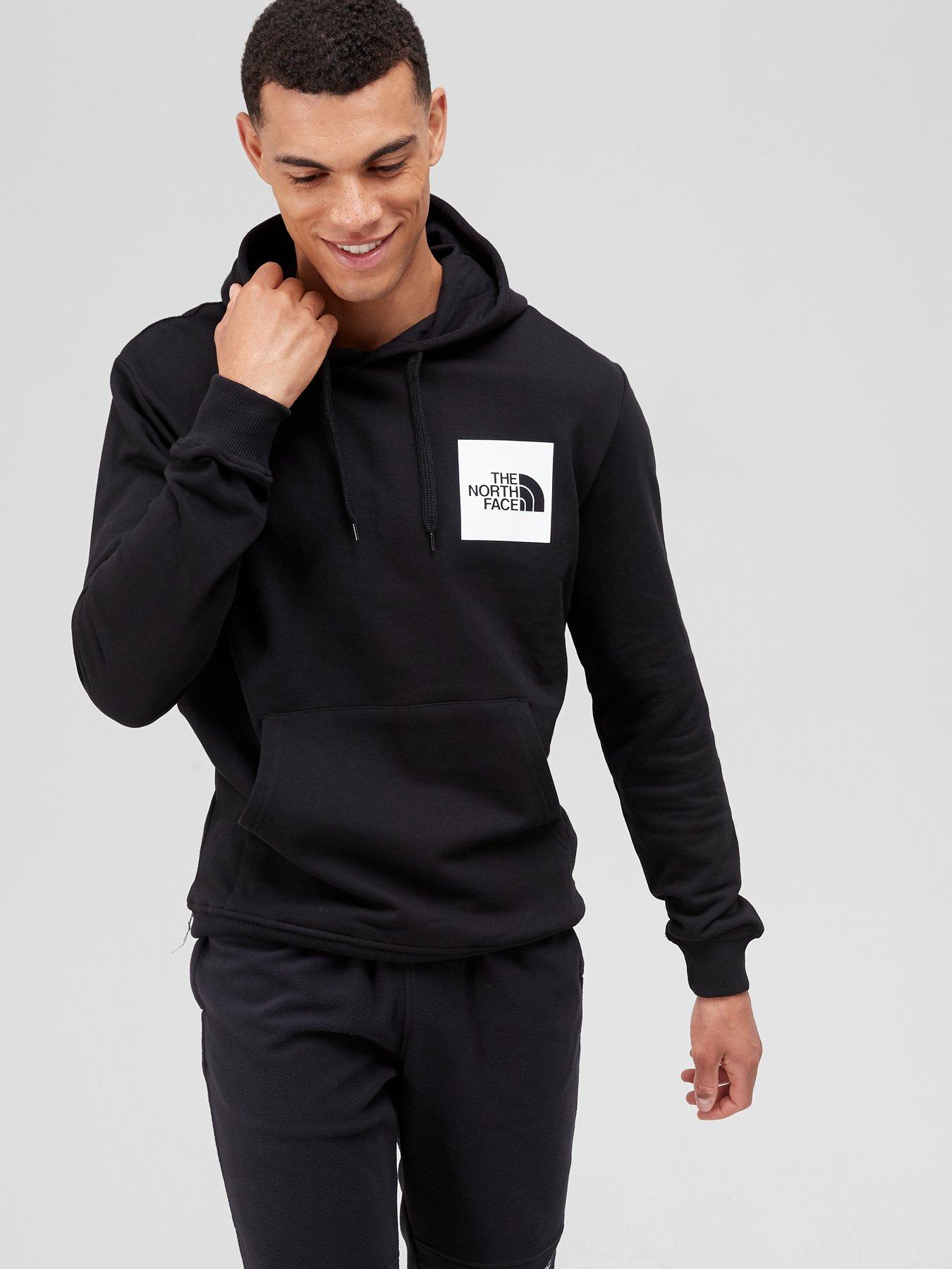 Black north face hoodie sale