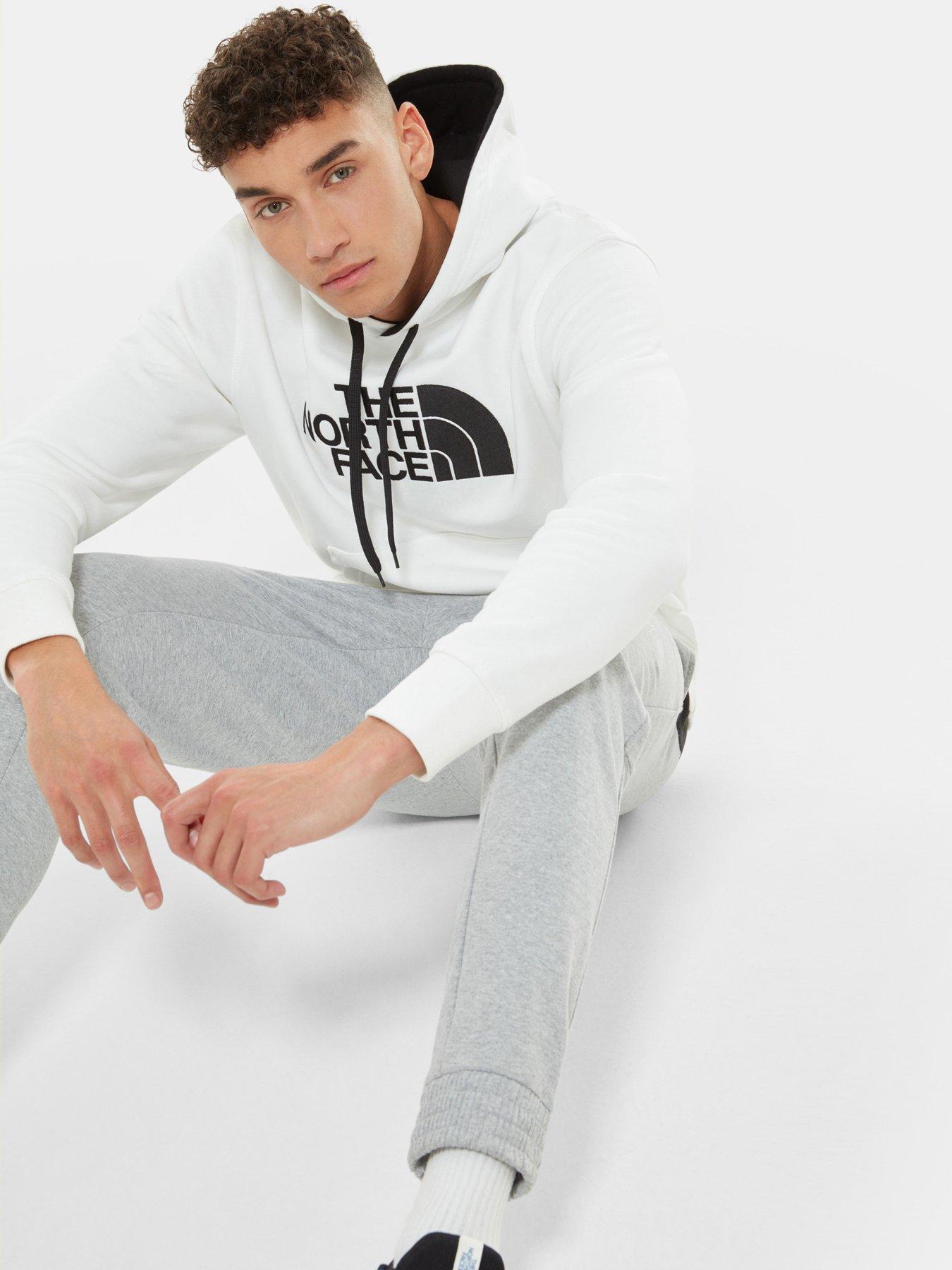 Mens white hoodie outlet pullover