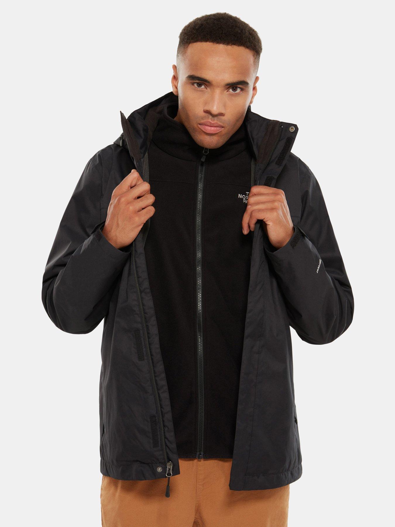 the-north-face-mens-evolve-ii-triclimate-jacket-blackfront