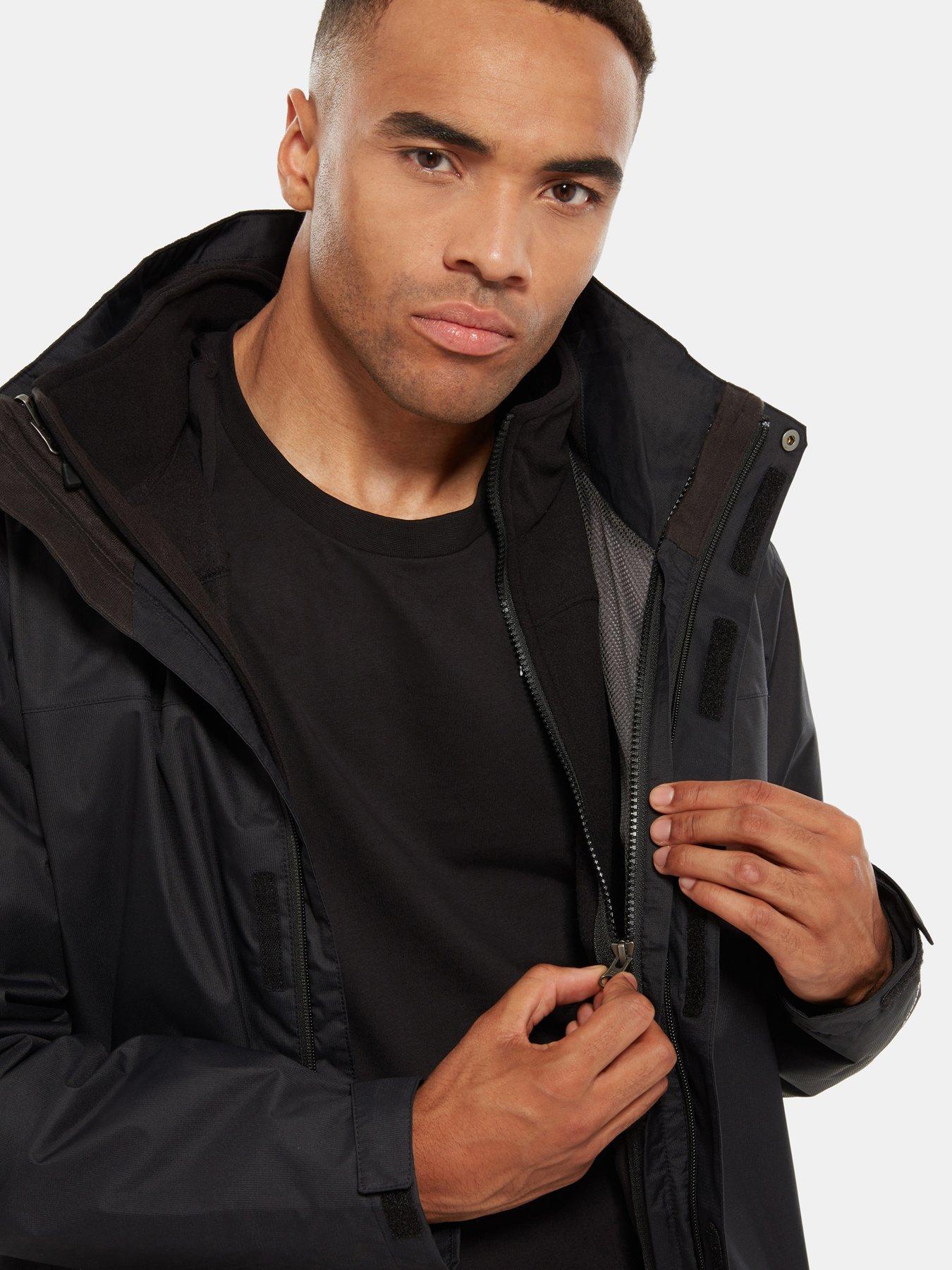 the-north-face-mens-evolve-ii-triclimate-jacket-blackoutfit