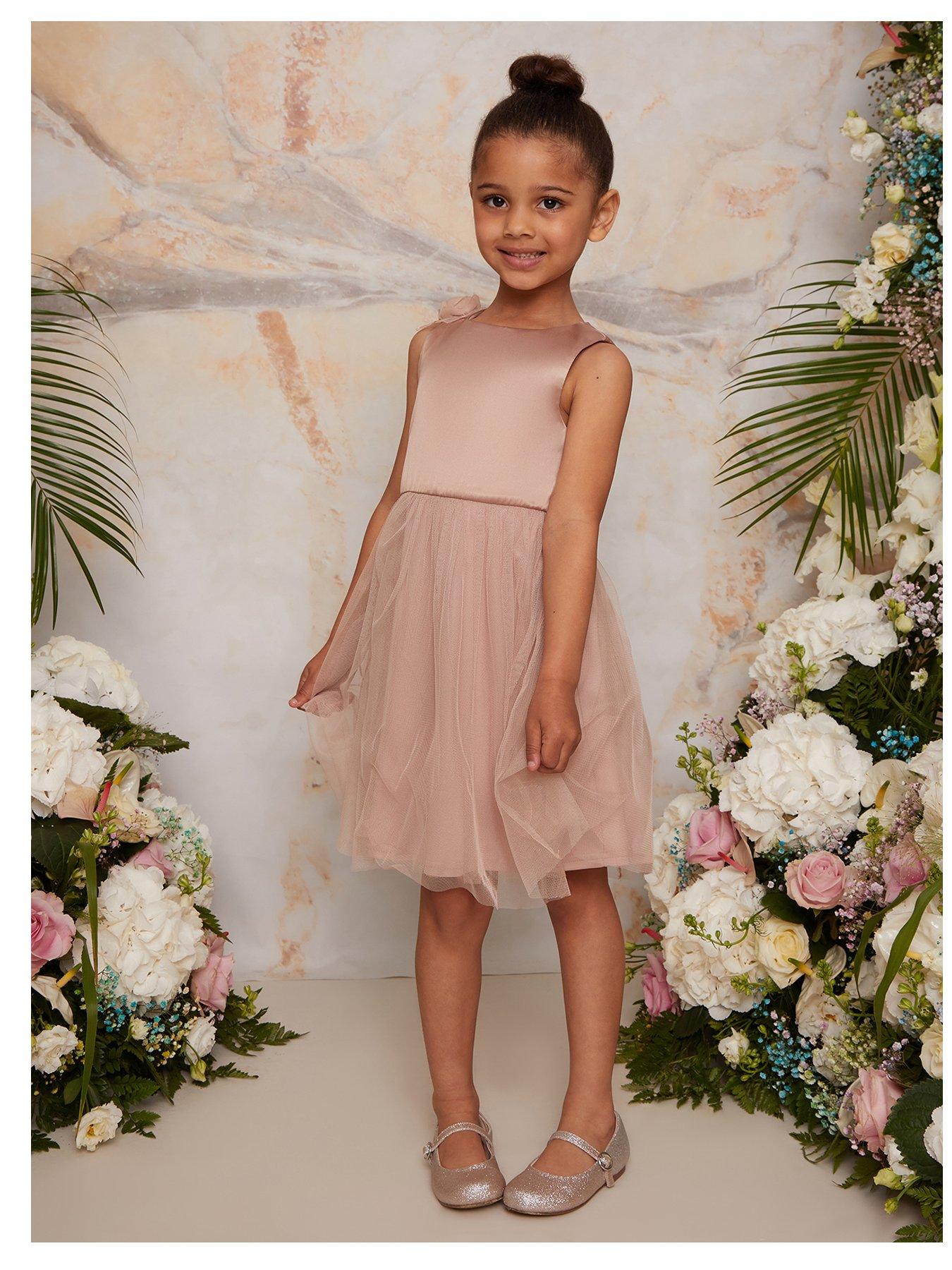 Tulle flower on sale girl dresses ireland