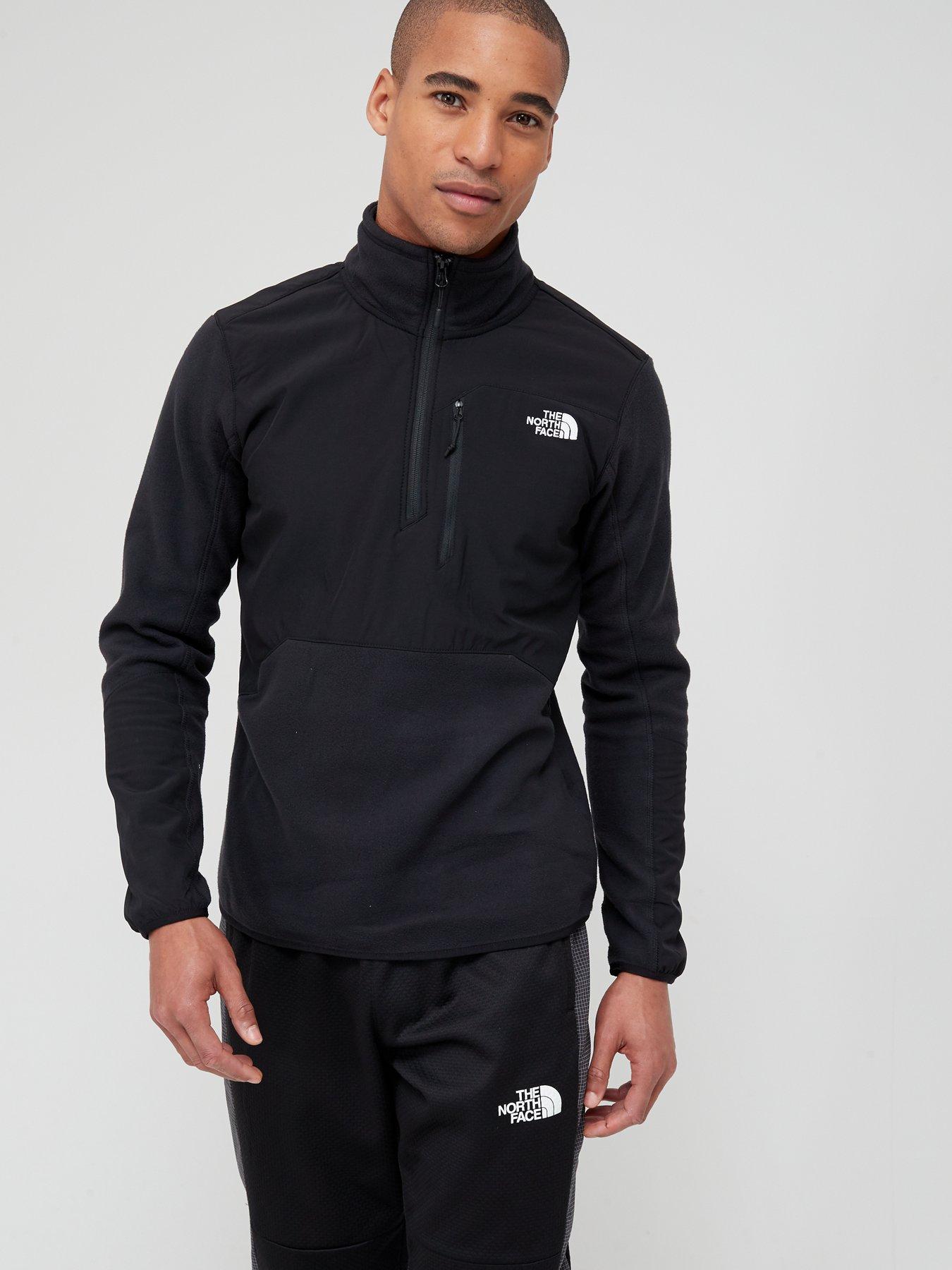 North face glacier pro full zip fleece black sale