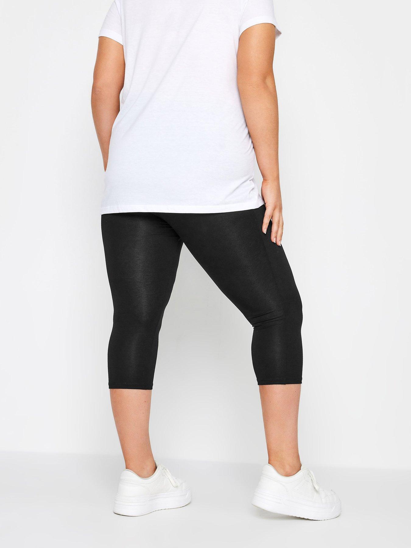 Image 2 of 4 of Yours Yours Control Crop Legging -&nbsp;Black