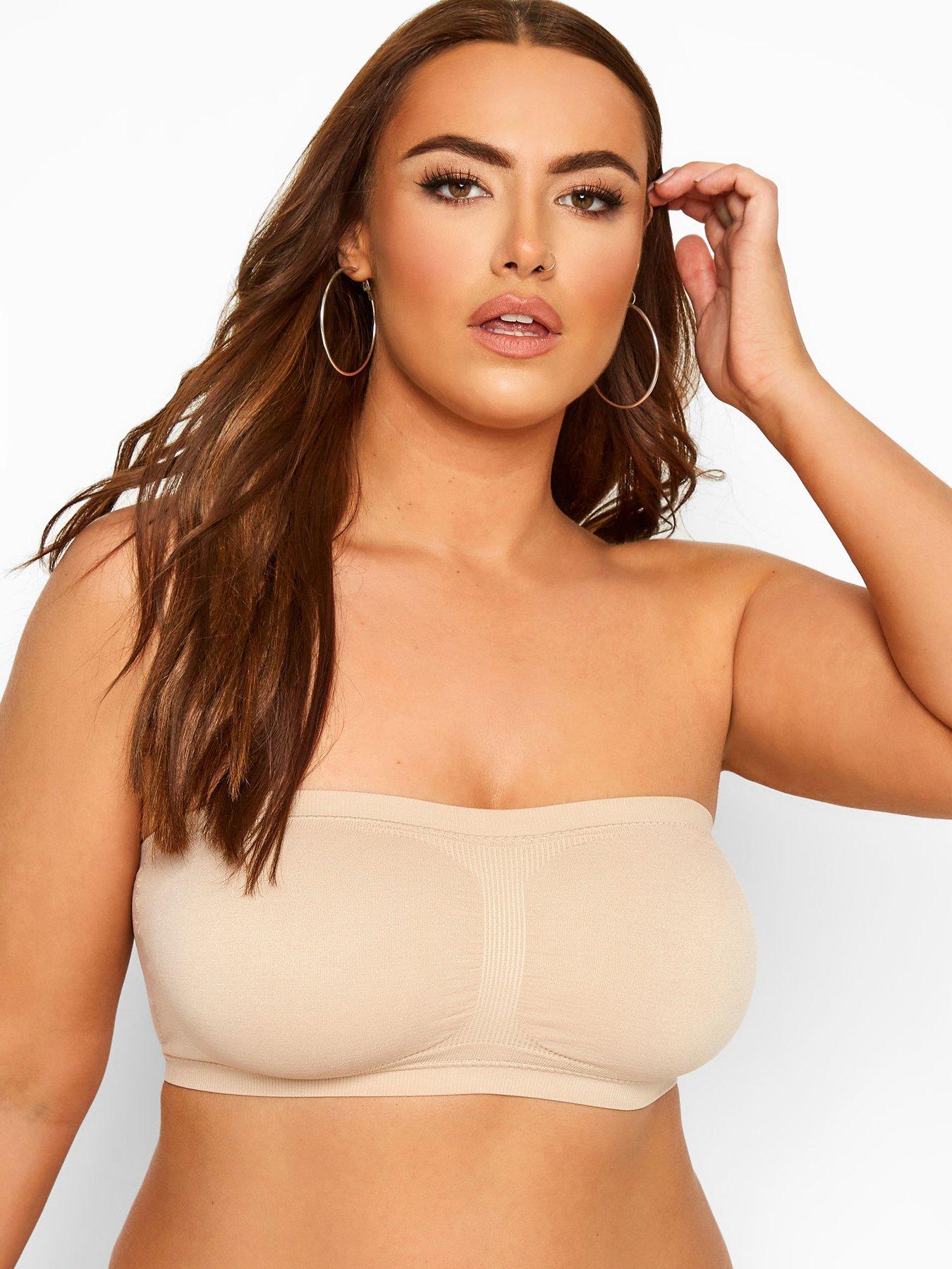 undefined Yours Seamless Bandeau Bra - Nude