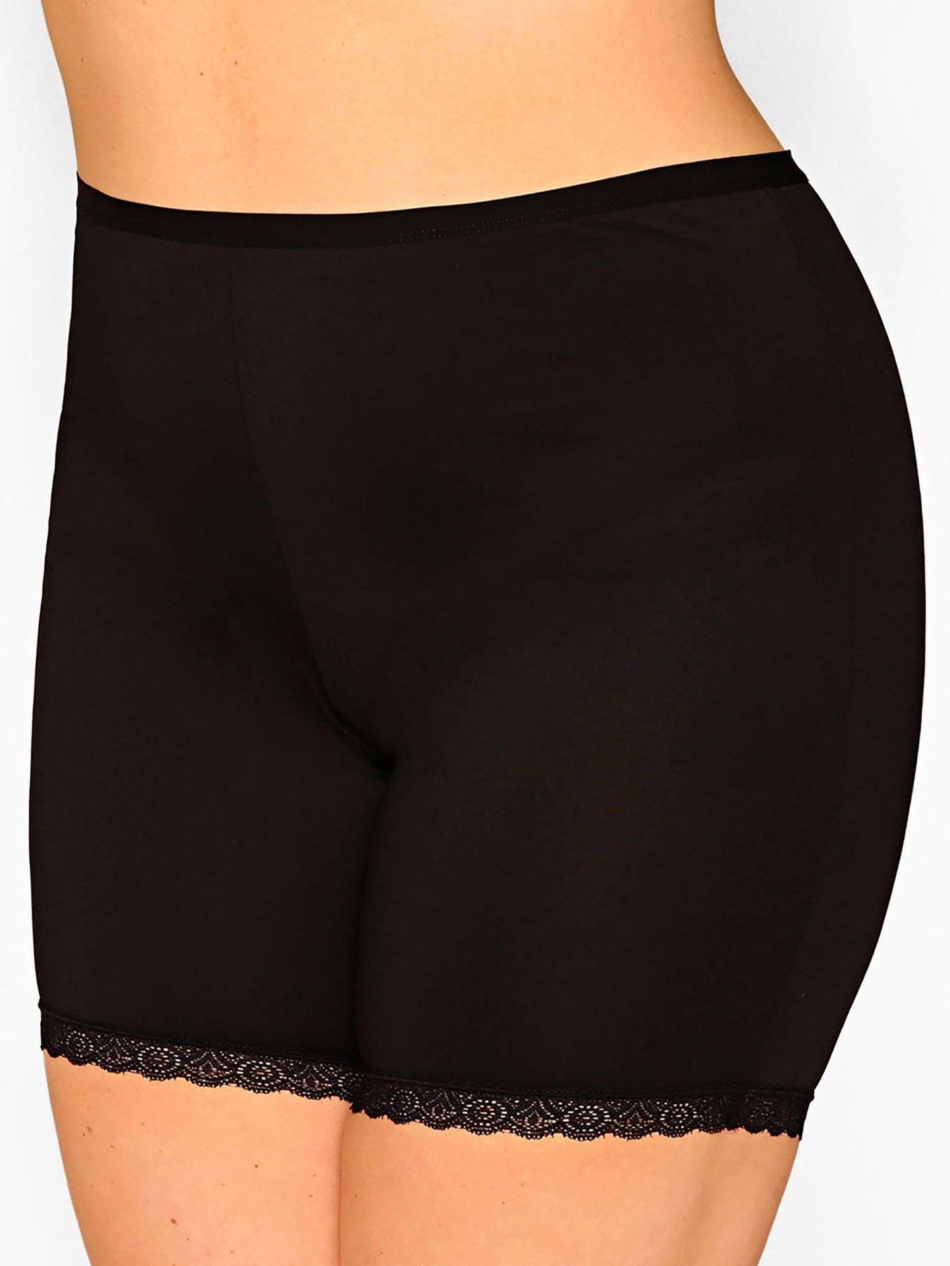 yours-lace-hem-thigh-smootherblk-black