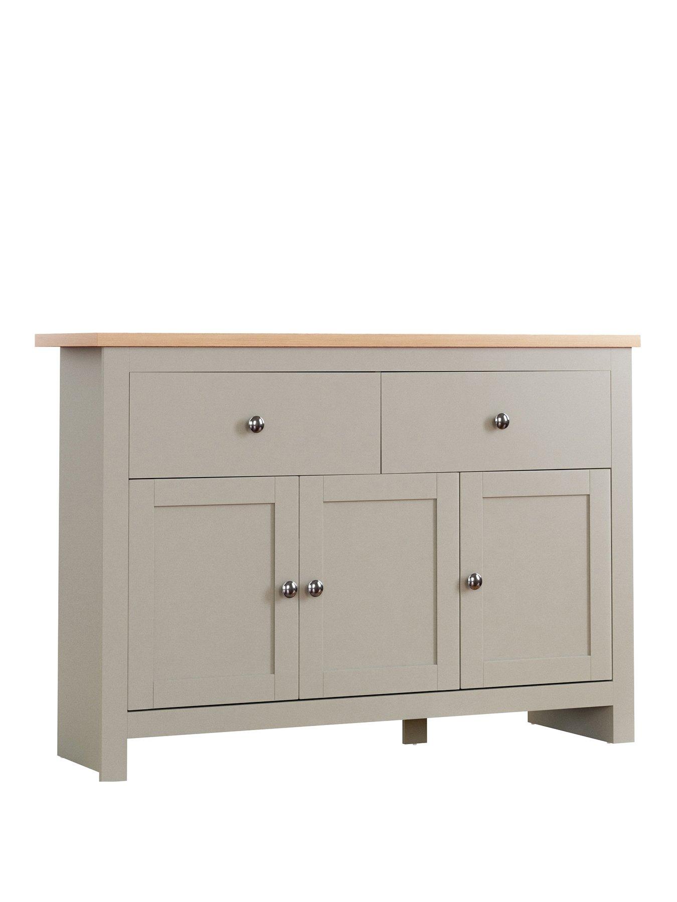 Bromley grey large deals sideboard