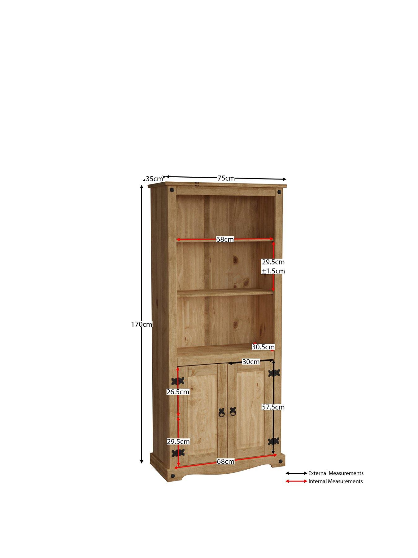 vida-designs-corona-solid-pine-2-door-bookcaseback