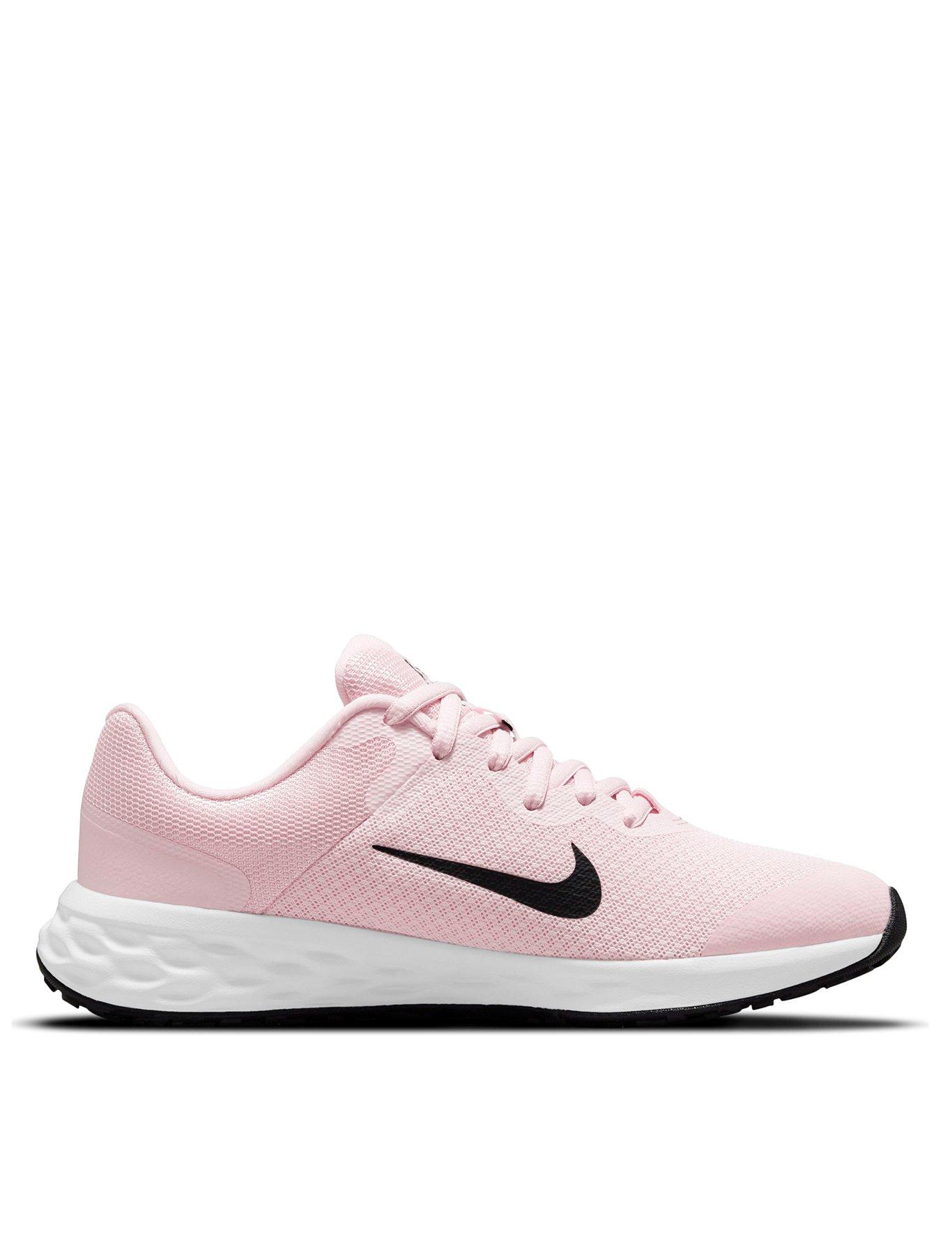 Nike womens shoes pink cheap and black