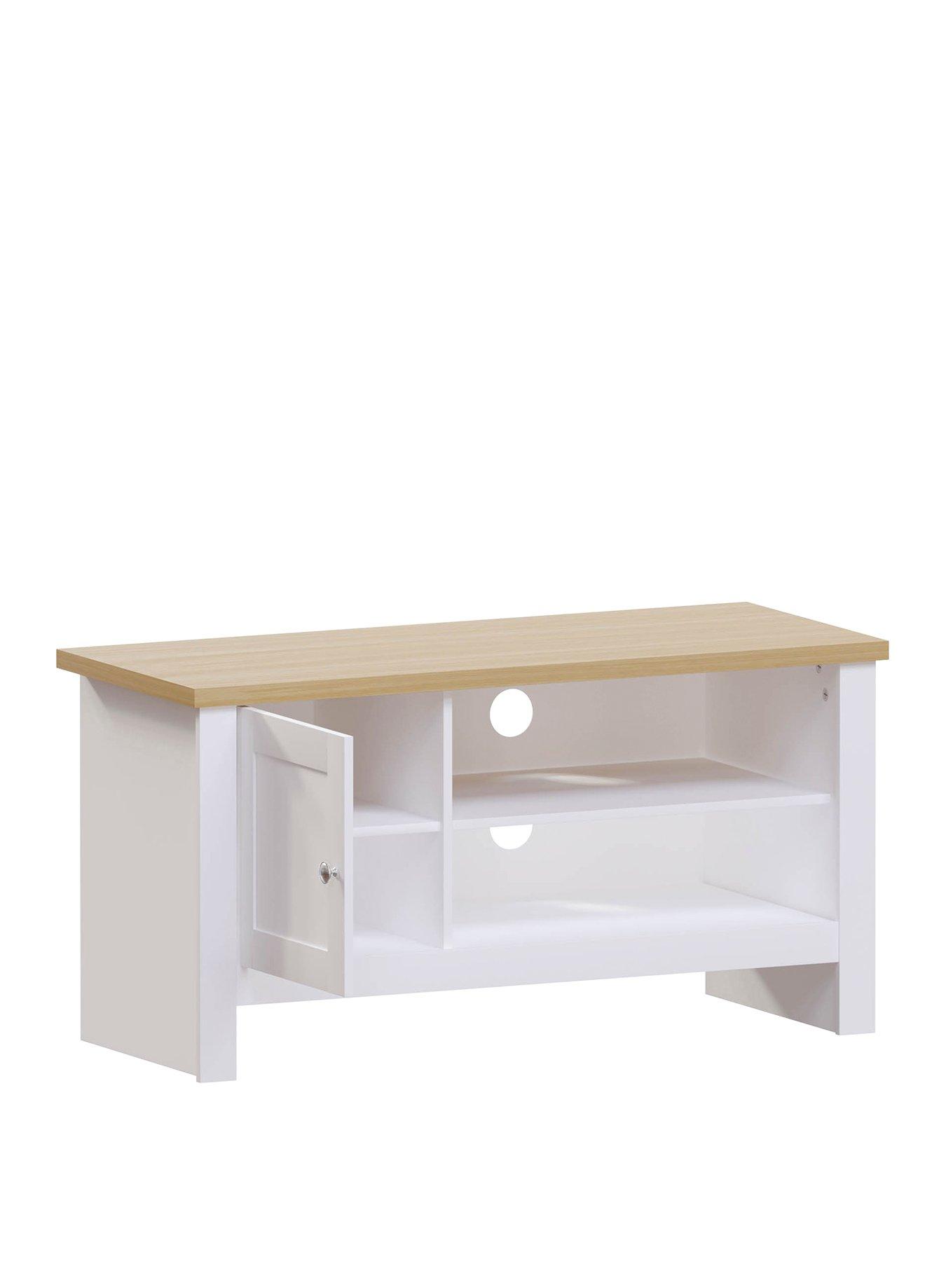 Image 2 of 6 of Vida Designs Arlington 1 Door TV&nbsp;Unit - Fits up to 43 inch TV&nbsp;- White