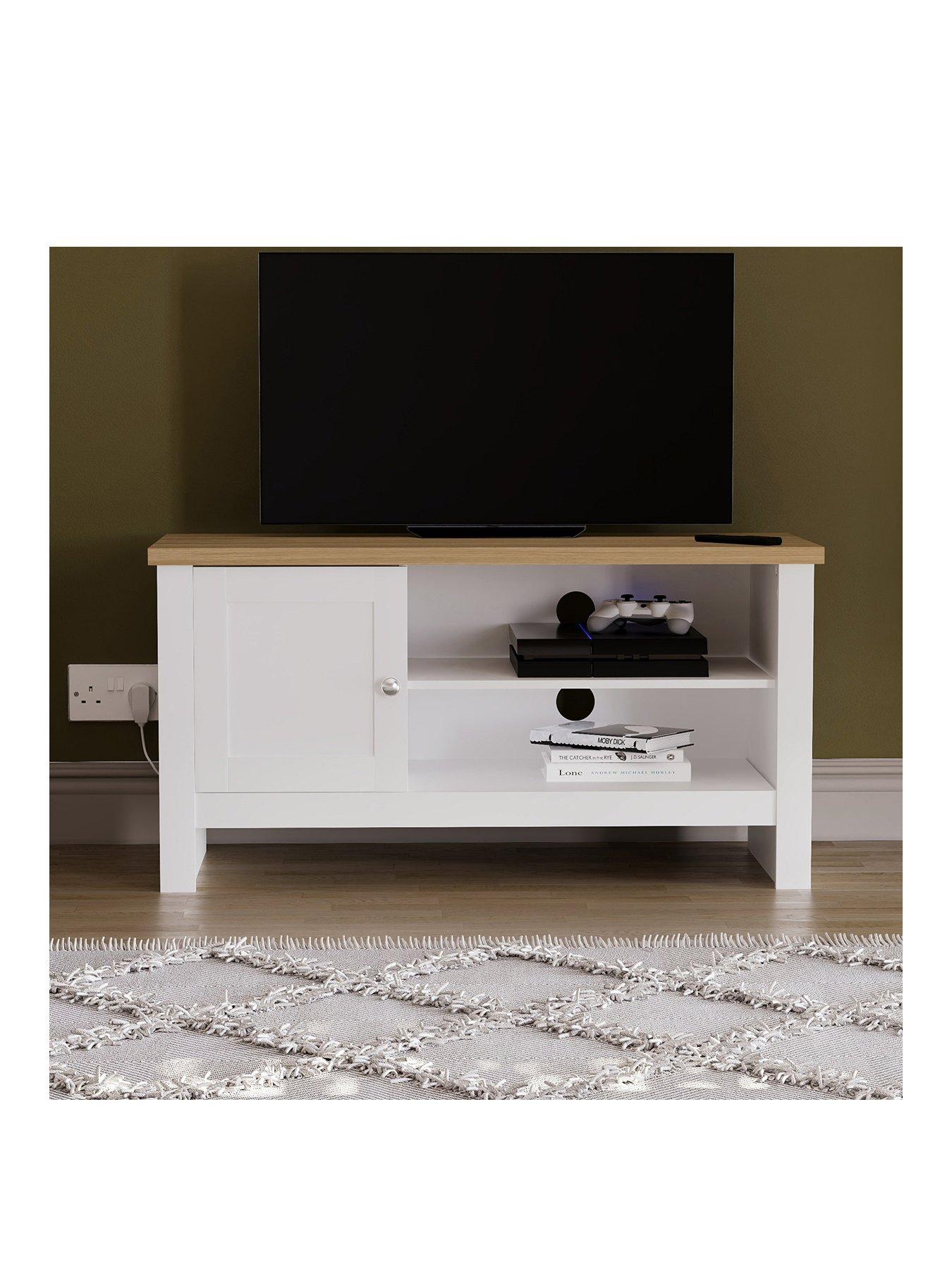 Image 3 of 6 of Vida Designs Arlington 1 Door TV&nbsp;Unit - Fits up to 43 inch TV&nbsp;- White