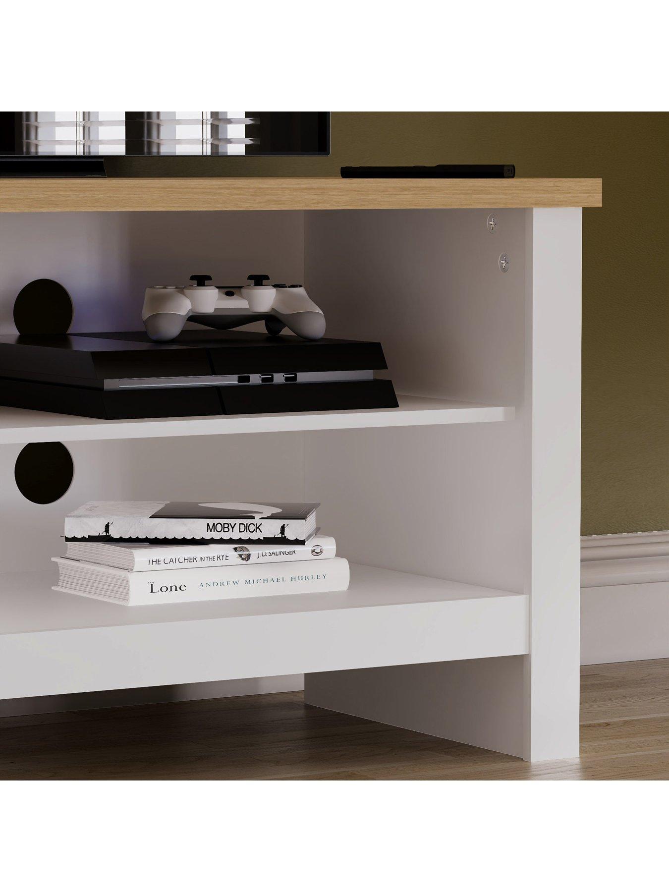 Image 4 of 6 of Vida Designs Arlington 1 Door TV&nbsp;Unit - Fits up to 43 inch TV&nbsp;- White