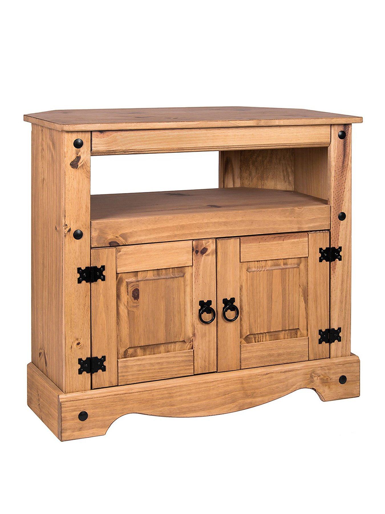 Image 2 of 6 of Vida Designs Corona Solid Pine Corner TV&nbsp;Unit - fits up to 40 inch TV