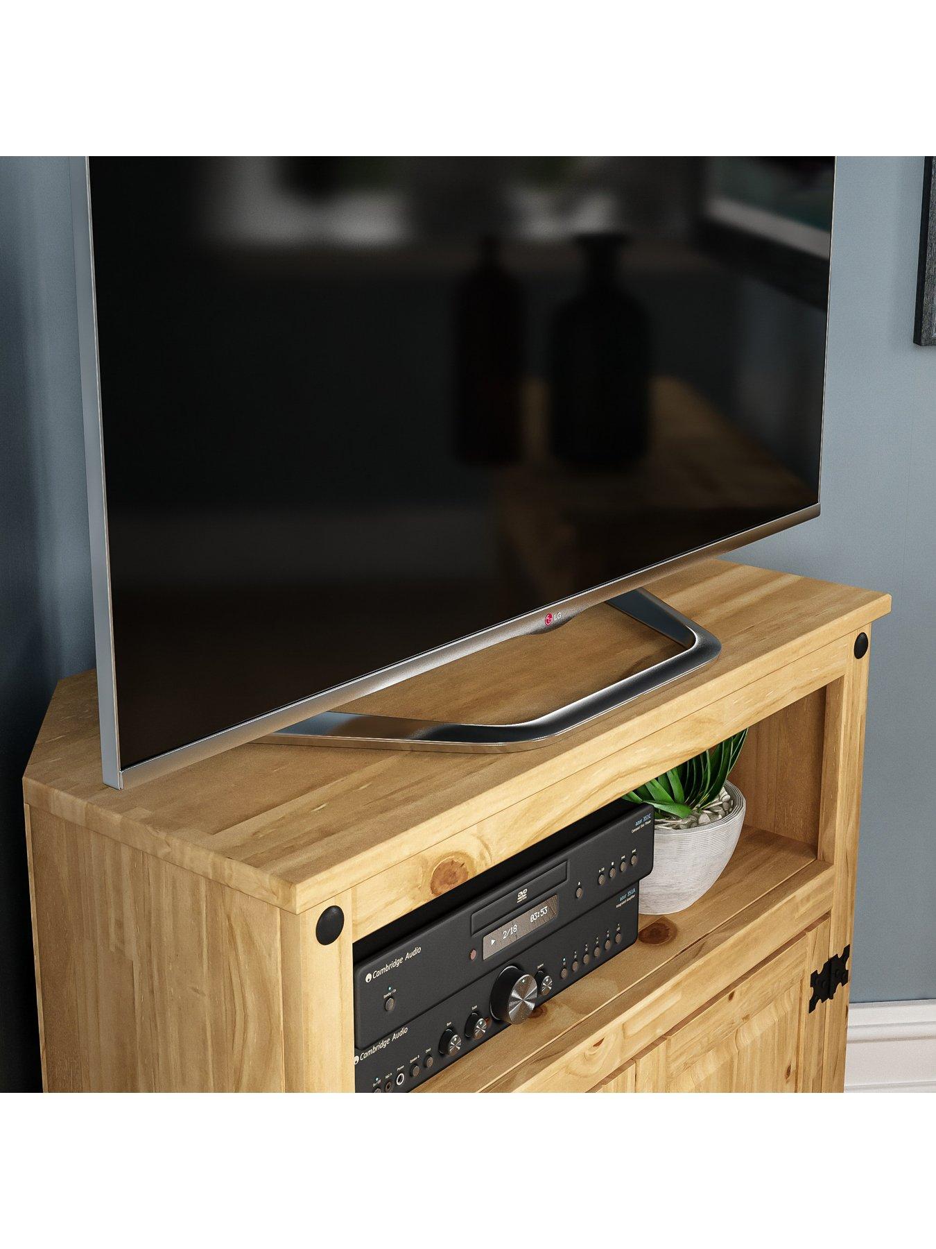 Image 5 of 6 of Vida Designs Corona Solid Pine Corner TV&nbsp;Unit - fits up to 40 inch TV