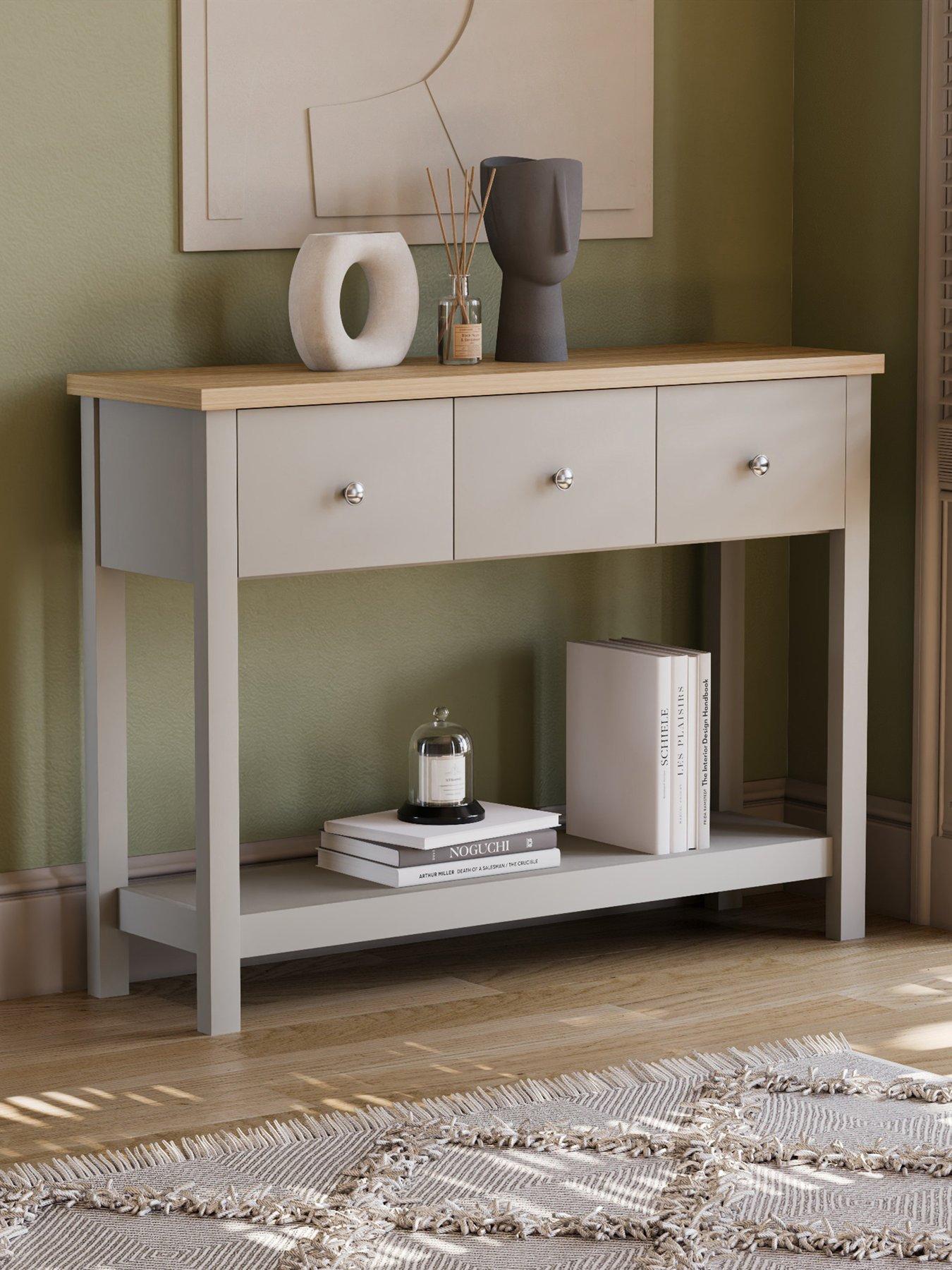 Vida Designs Arlington 3 Drawer Console Table