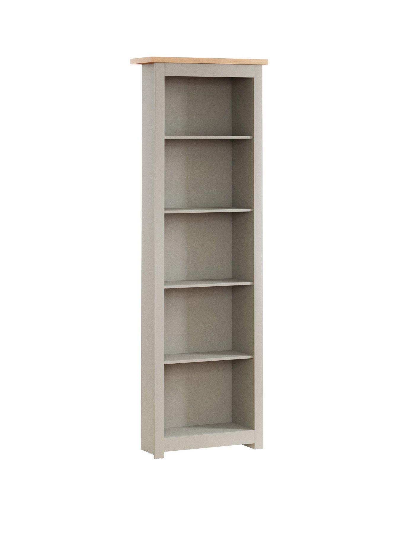 vida-designs-arlington-5-tier-bookcase-greystillFront