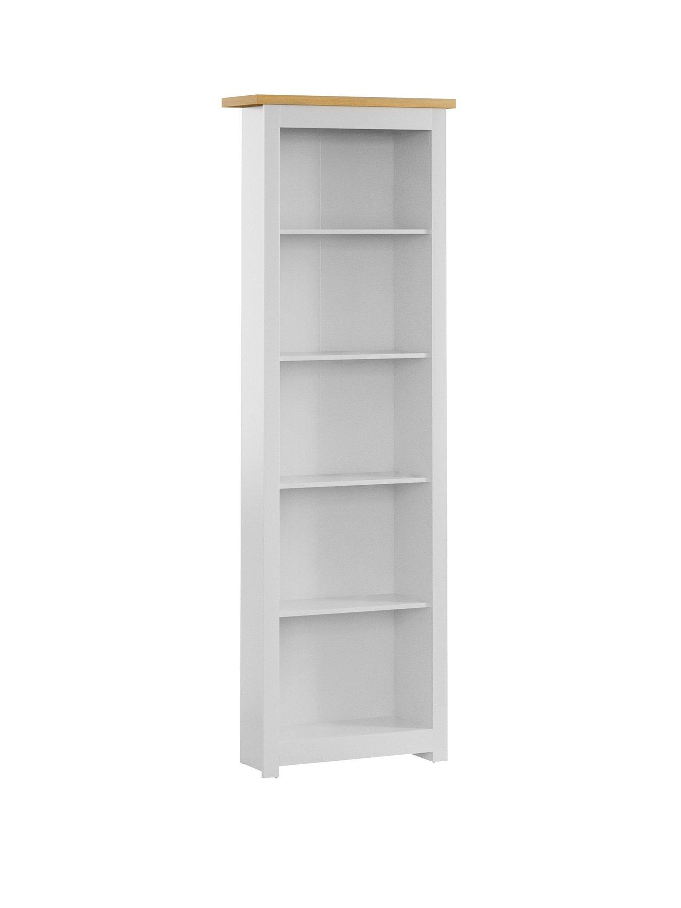 vida-designs-arlington-5-tier-bookcase-whitestillFront