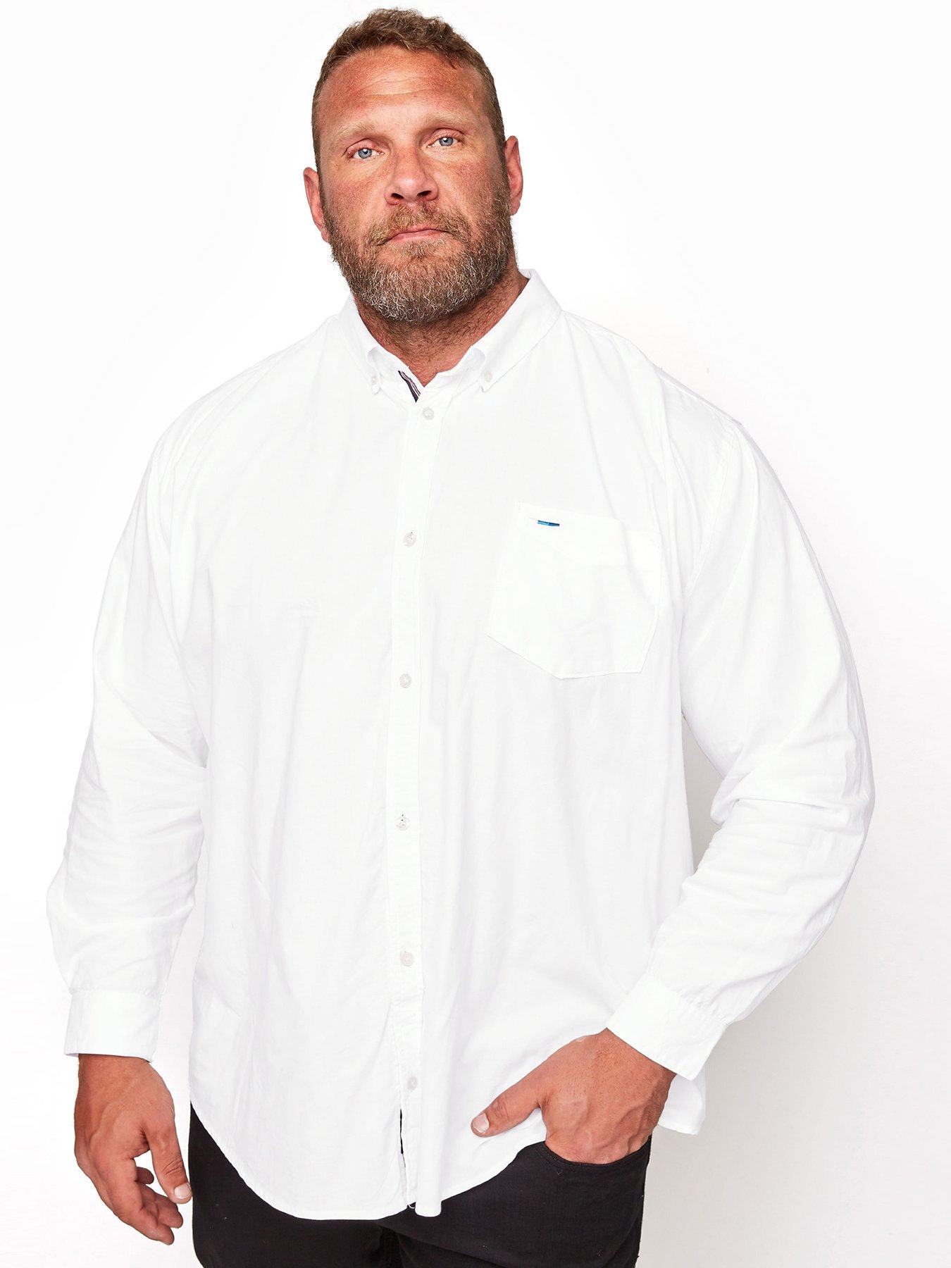 BadRhino BadRhino Essential Long Sleeve Poplin Shirt - White