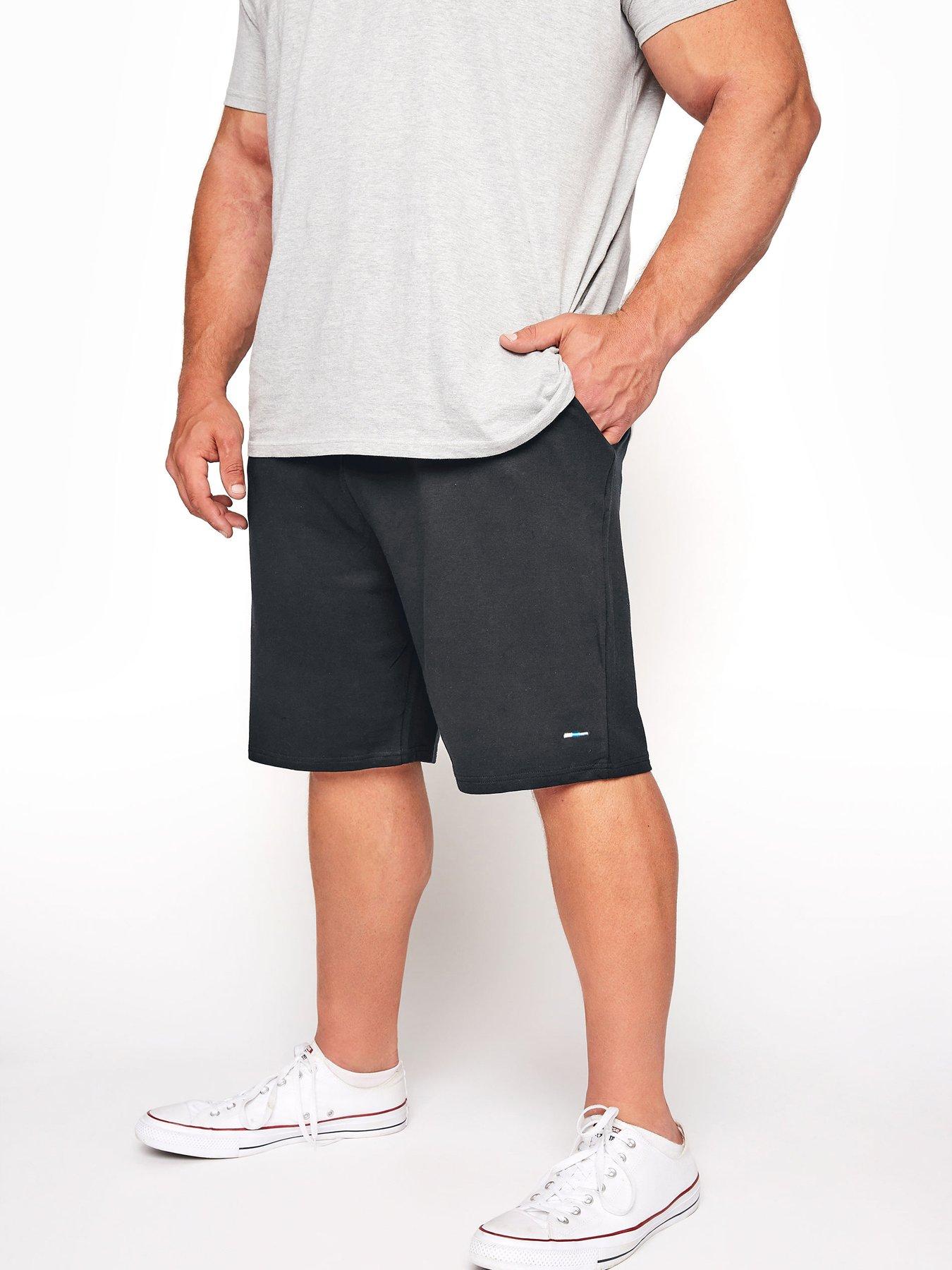 undefined BadRhino Essential Jersey Sweat Shorts - Black