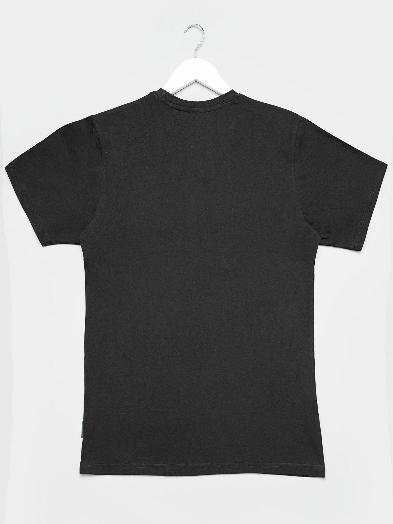 Image 2 of 2 of BadRhino BadRhino Essential Short Sleeve Plain T-Shirt - Black