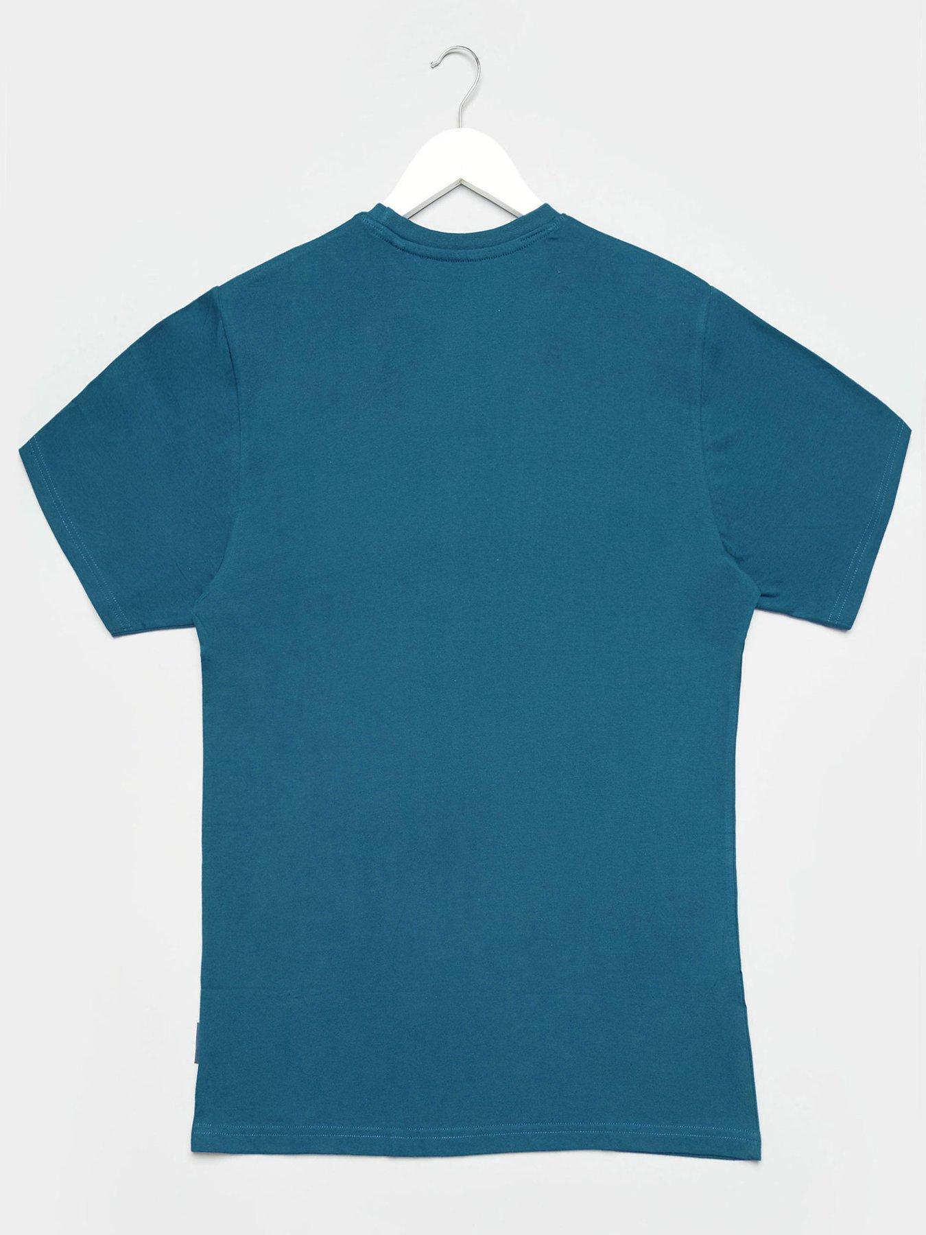 badrhino-badrhino-plain-crew-neck-short-sleeve-t-shirt-bluestillFront