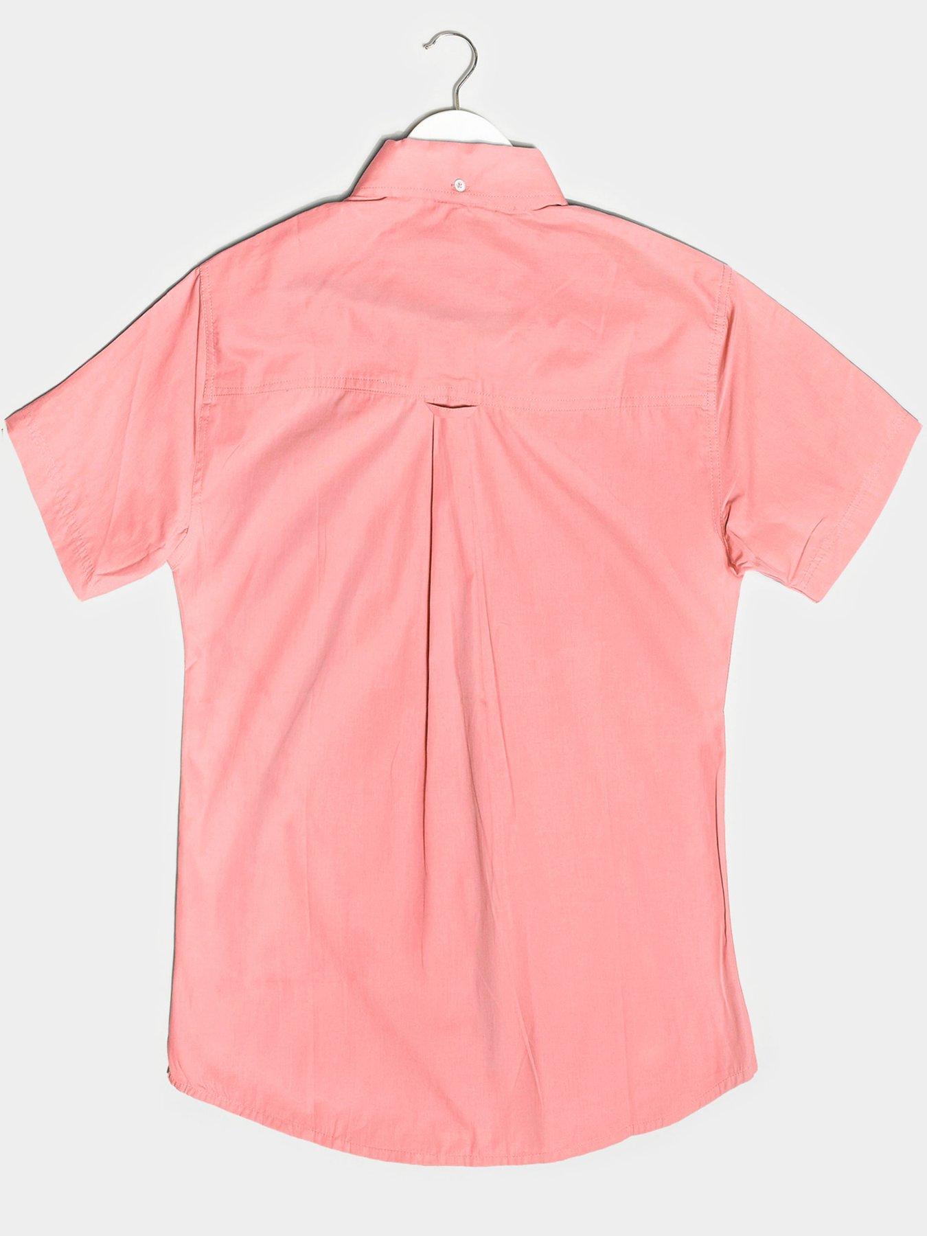 badrhino-badrhino-essential-smart-short-sleeve-oxford-shirt-pinkstillFront