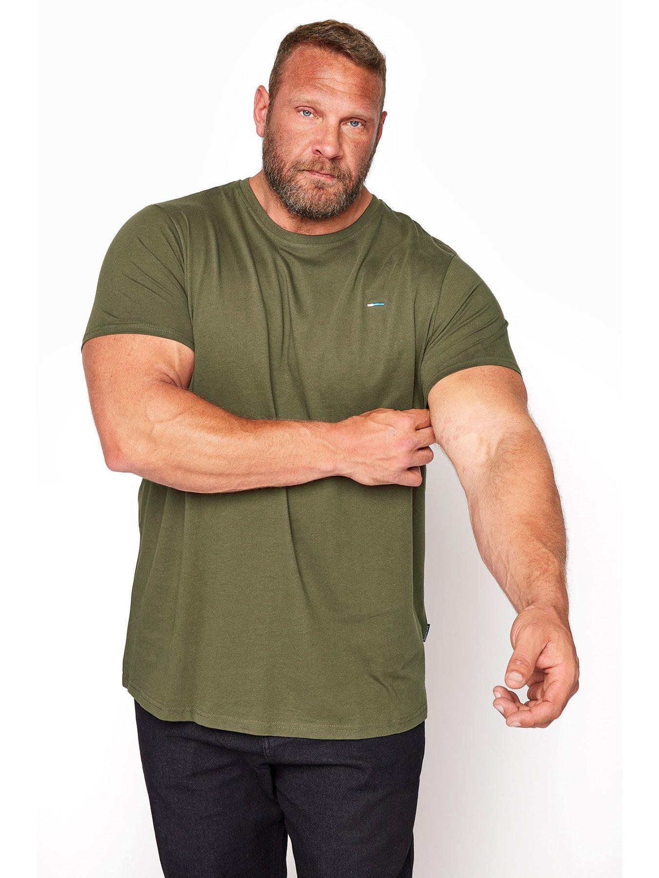 BadRhino BadRhino Essential Short Sleeve Plain T-Shirt - Khaki