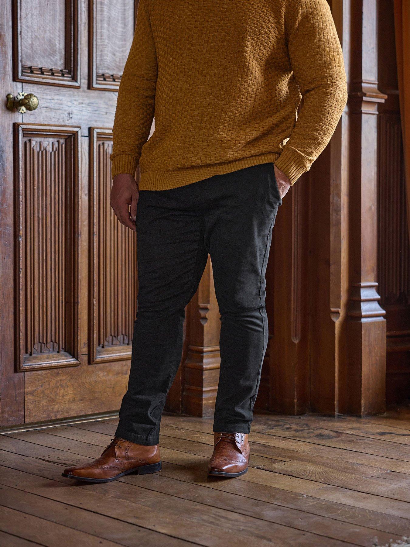 Image 1 of 5 of BadRhino BadRhino Essential Chino Trousers - Black