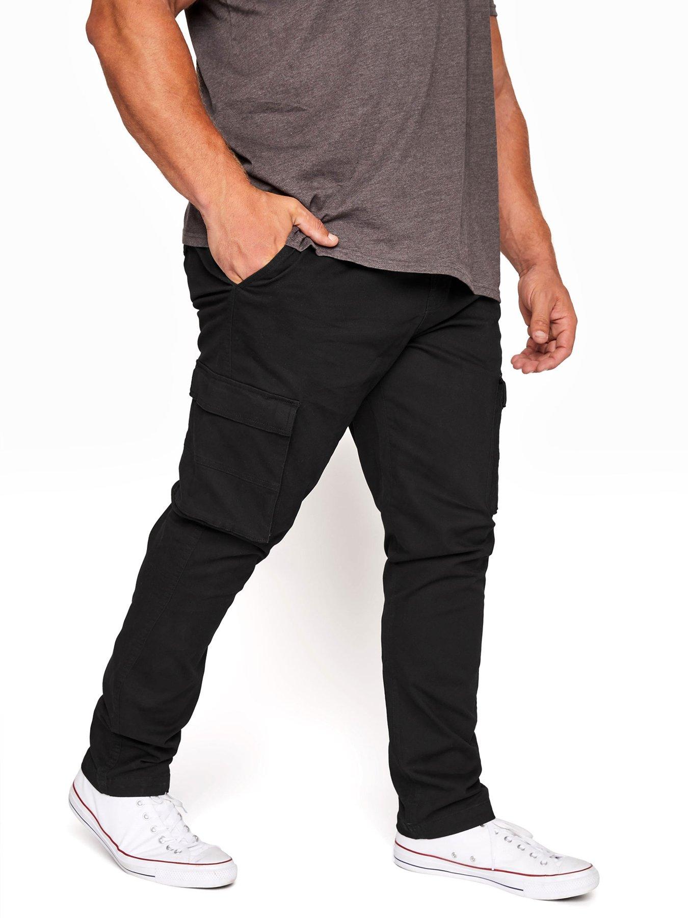 Image 1 of 4 of BadRhino BadRhino Essential Cargo Trousers - Black