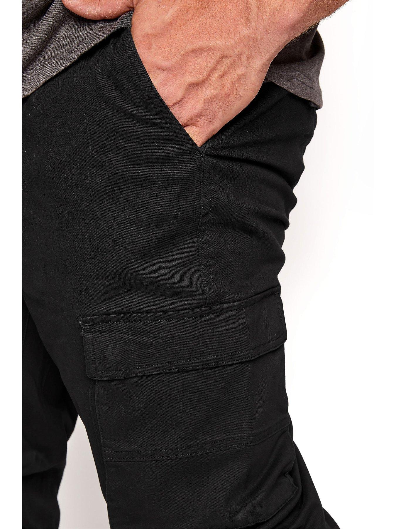 Image 4 of 4 of BadRhino BadRhino Essential Cargo Trousers - Black