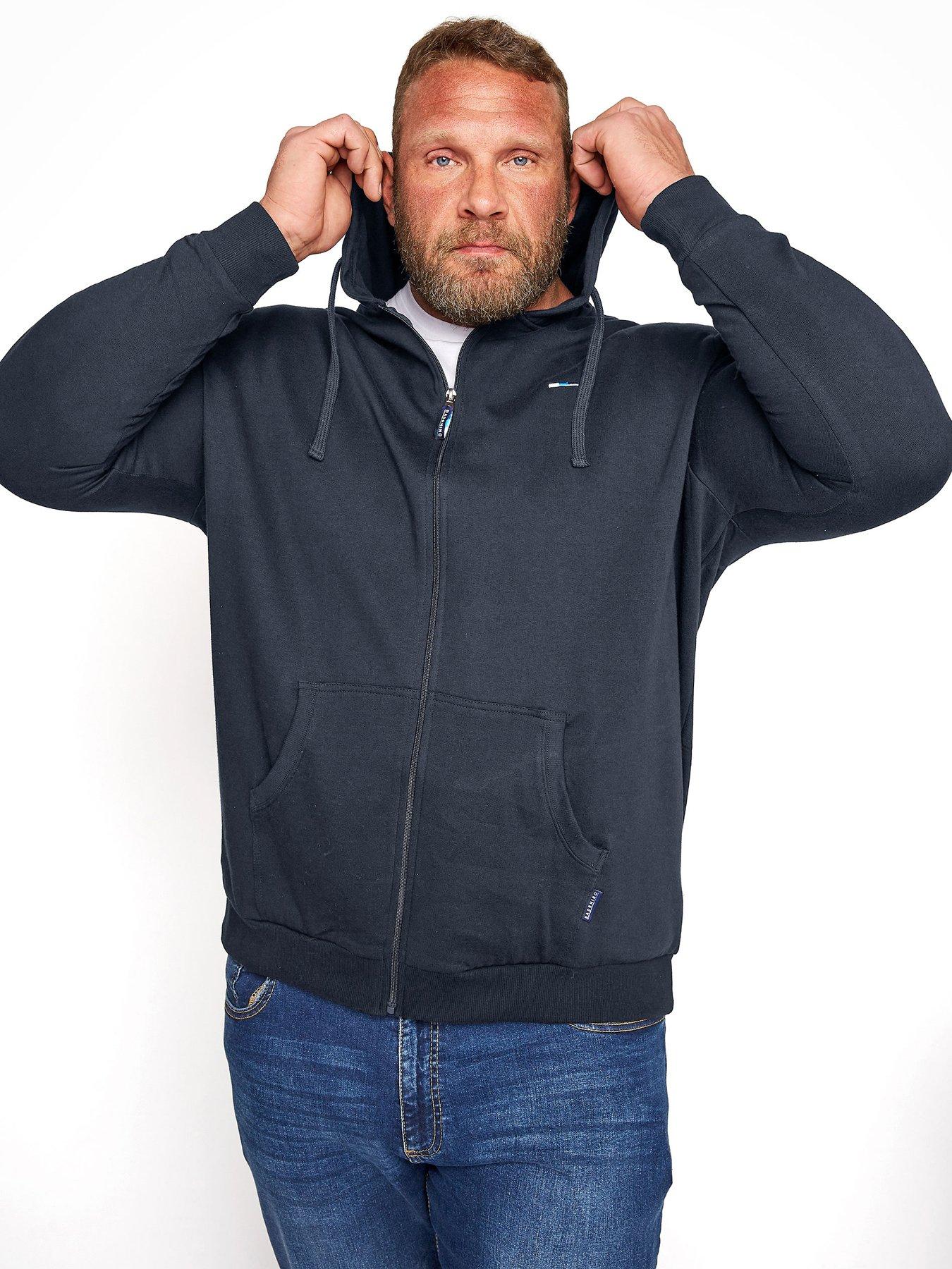 undefined BadRhino Essential Zip Thru Hoodie - Navy