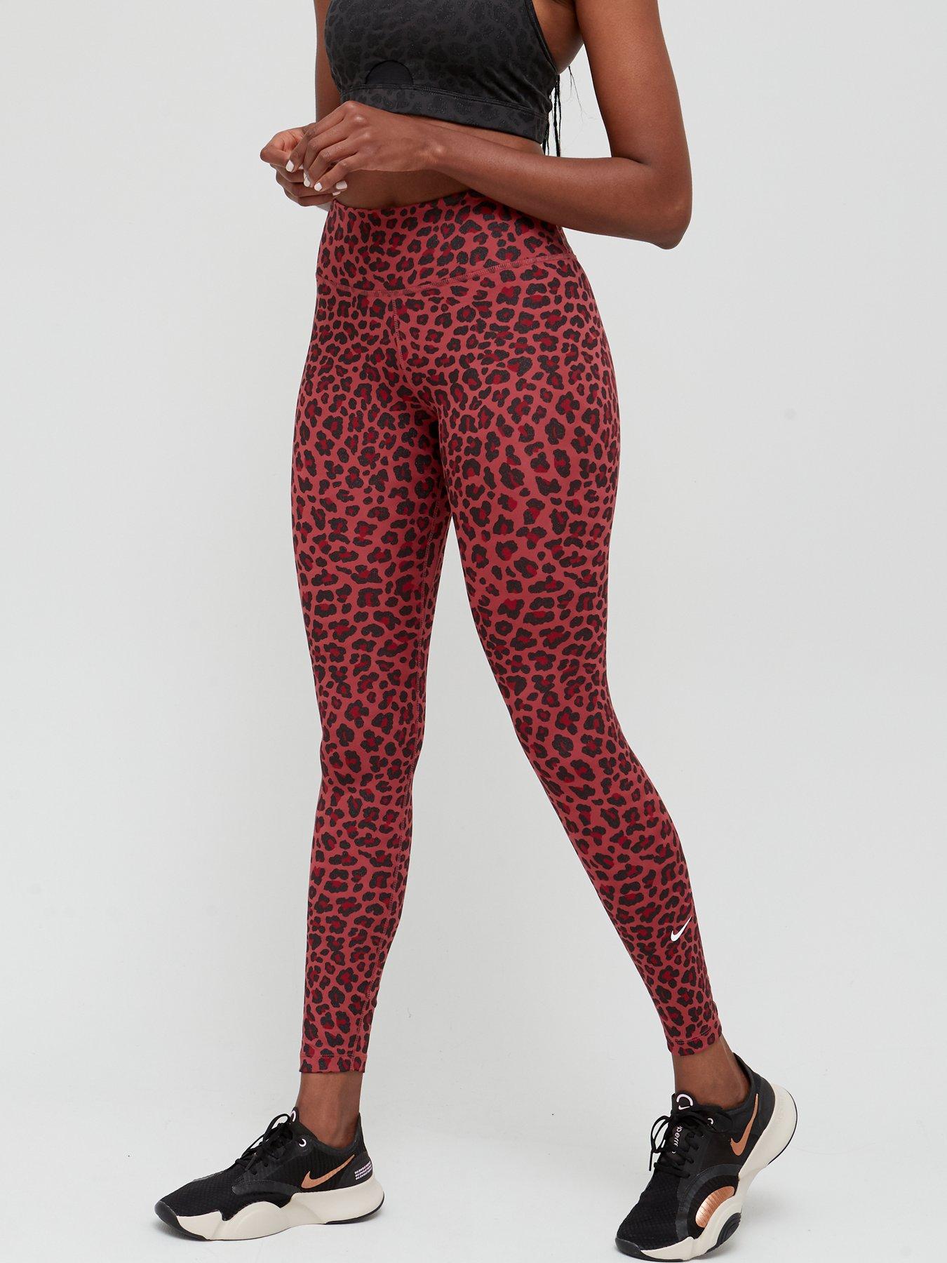 Nike The Leopard Print Leggings - Pink | Very Ireland