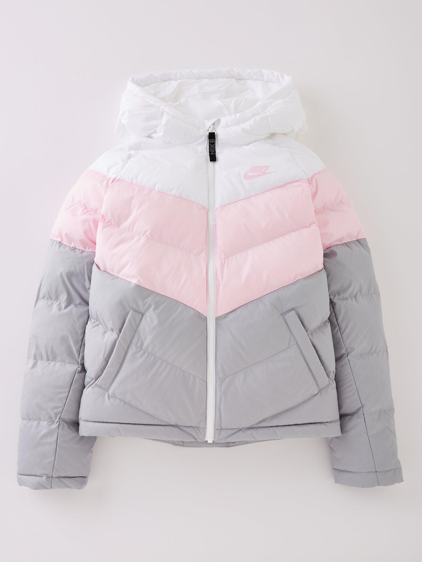 Nike NSW Synthetic Fill Jacket White Pink Very Ireland