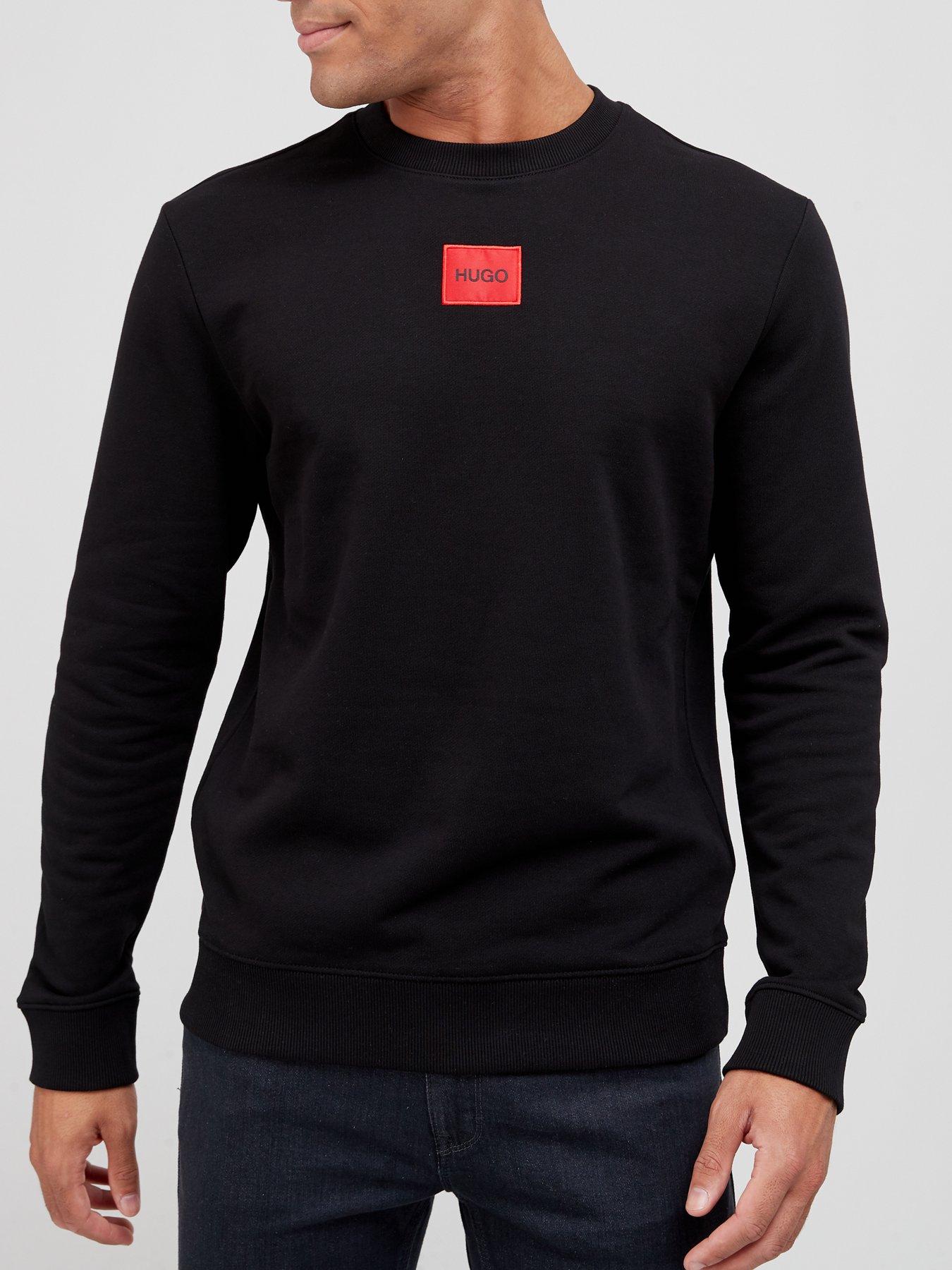 hugo-diragol-red-patch-logo-crew-sweat-black