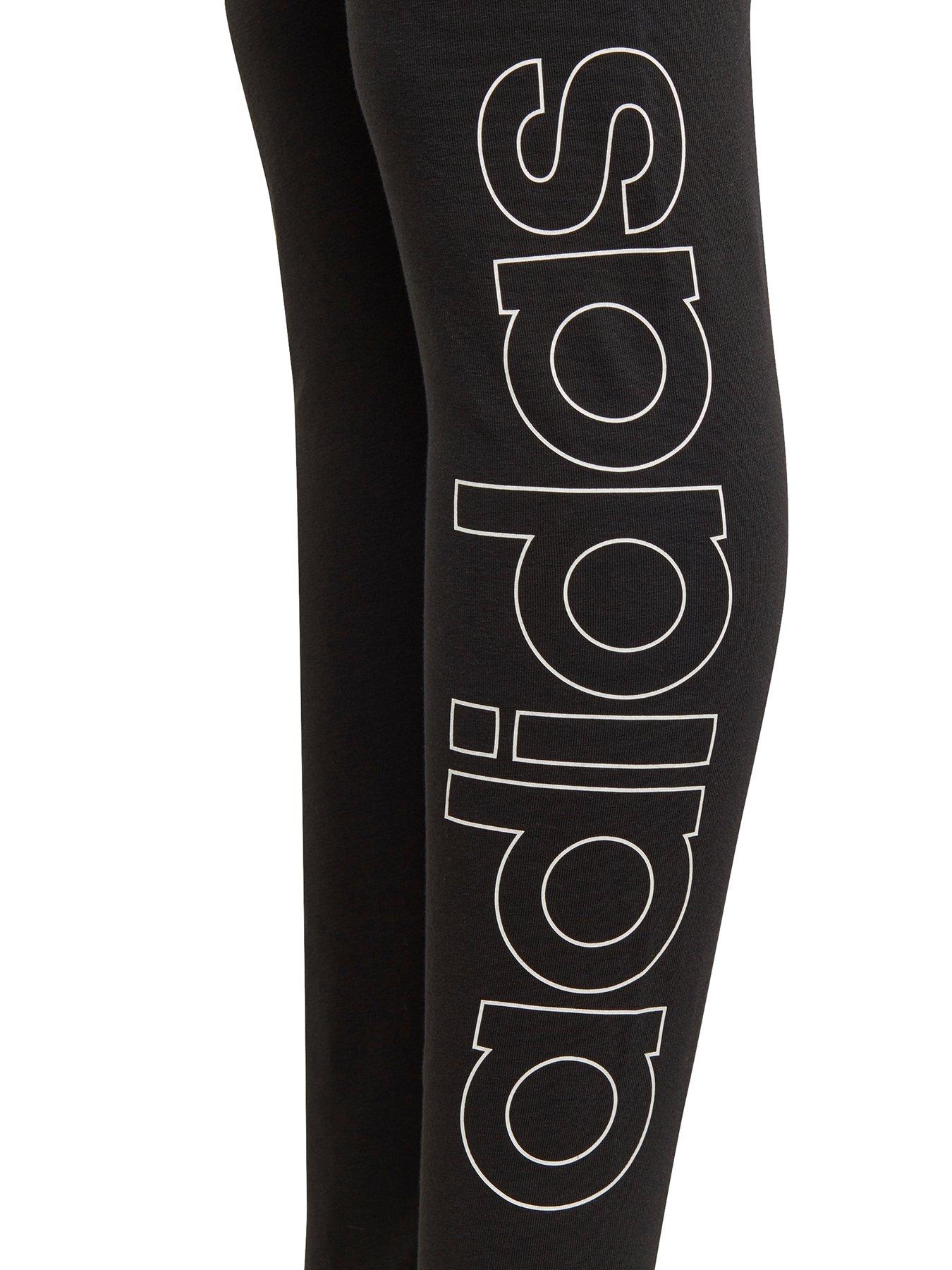 adidas-junior-girls-linear-legging-blackwhiteoutfit