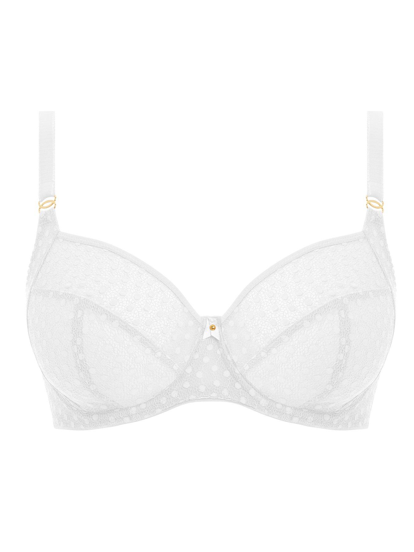 Image 3 of 3 of Freya Starlight Underwired Hero Balcony Side Support Bra - White