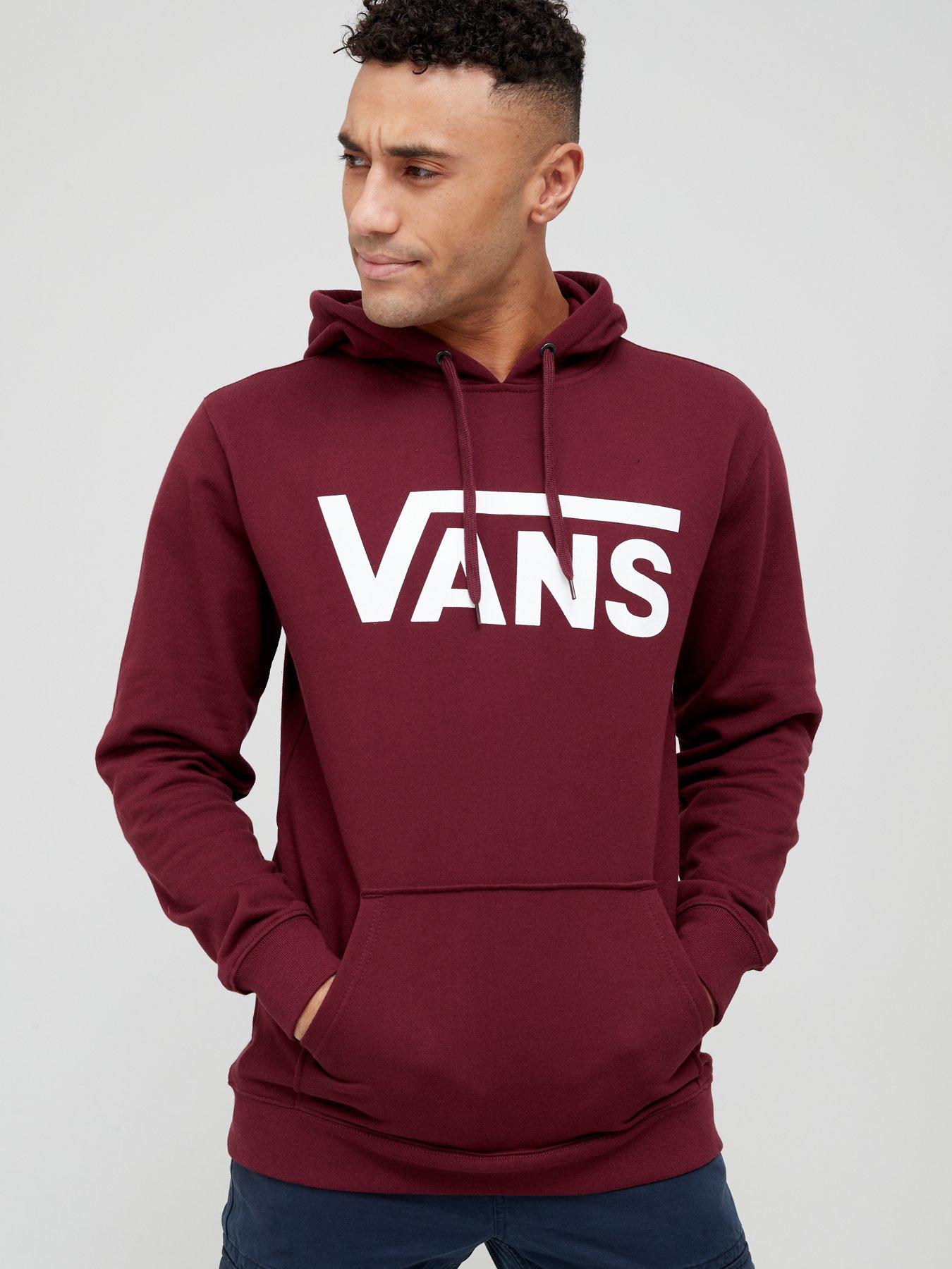 Mens red 2025 vans hoodie