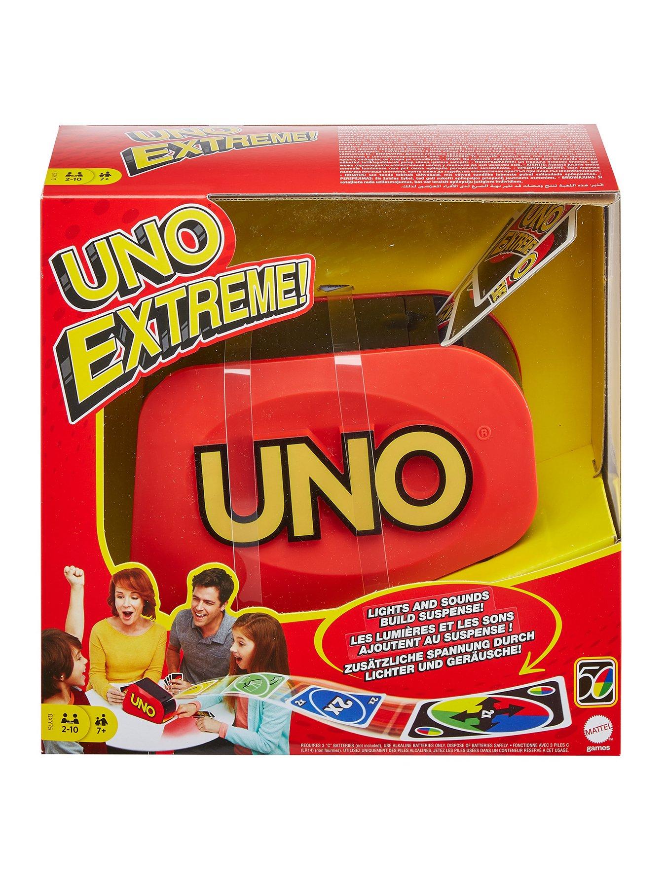 Image 1 of 8 of Uno UNO Extreme Card Game with Lights and Sounds for Kids