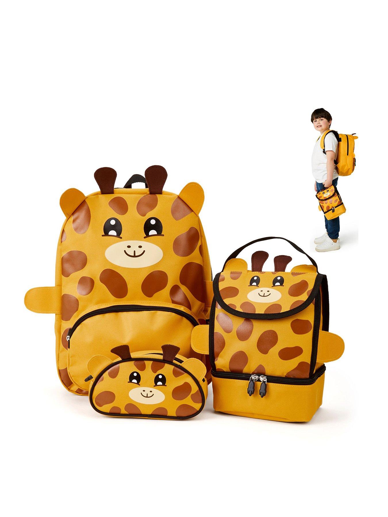 Giraffe Backpack, Lunchbag  &  Pencil Case Set